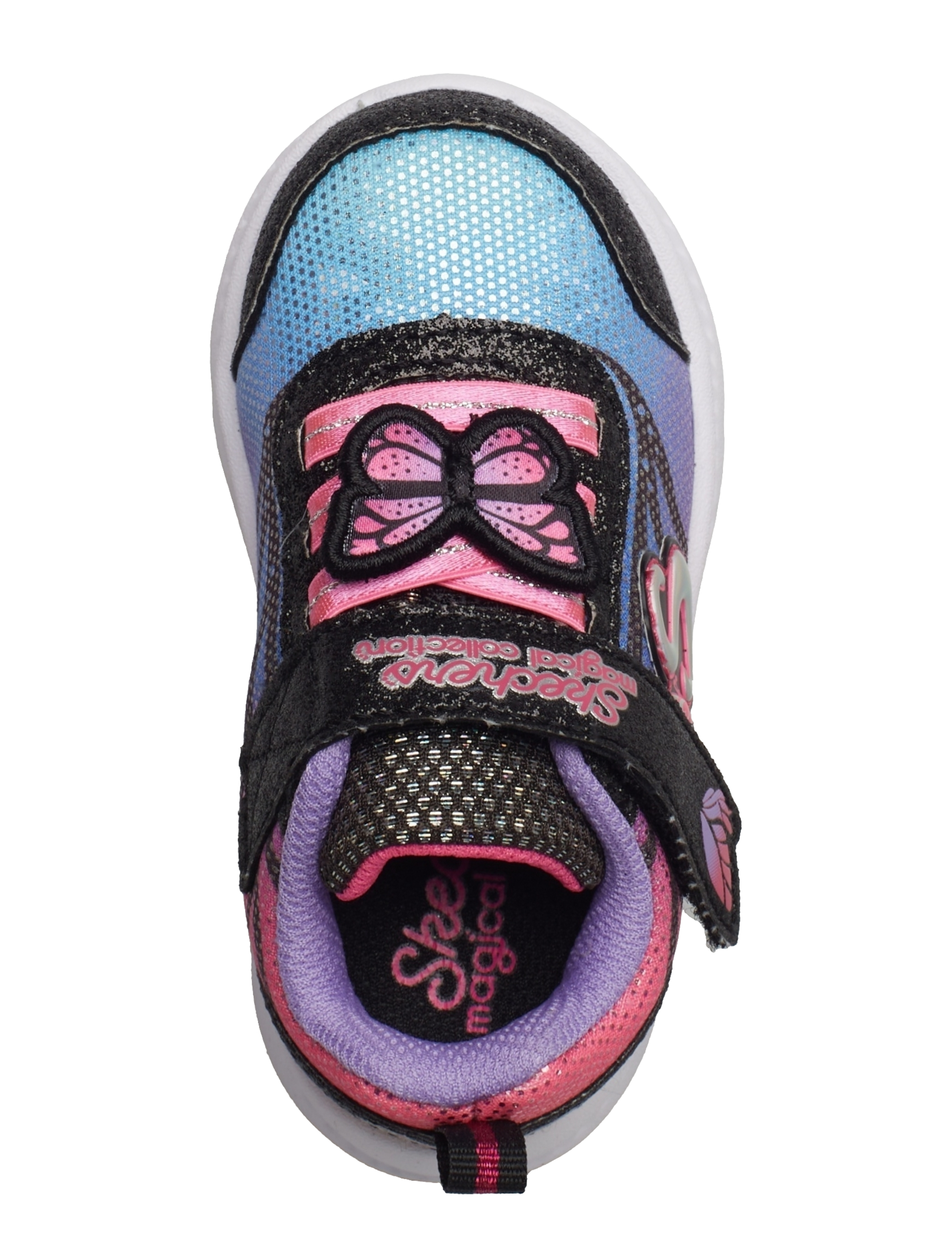 Skechers - Girls Comfy Flex 2.0 - Lil Flutters - bkmt black multi - 3