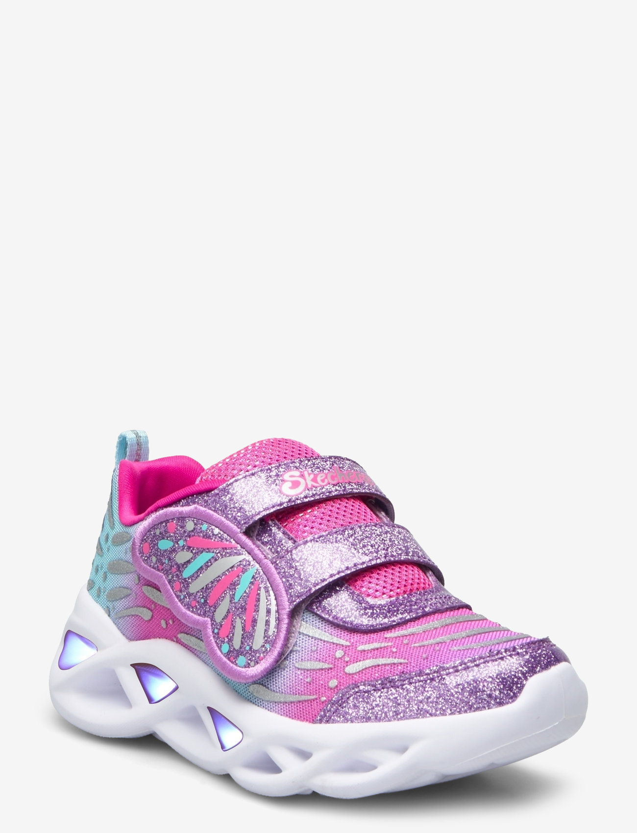 Skechers - Girls TWISTY BRIGHTS WINGIN' IT - blinkande sneakers - lvpk lavender pink - 0