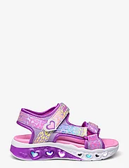 Skechers - Girls Flutter Hearts Sandal - sandals - lvmt lavender multicolor - 1