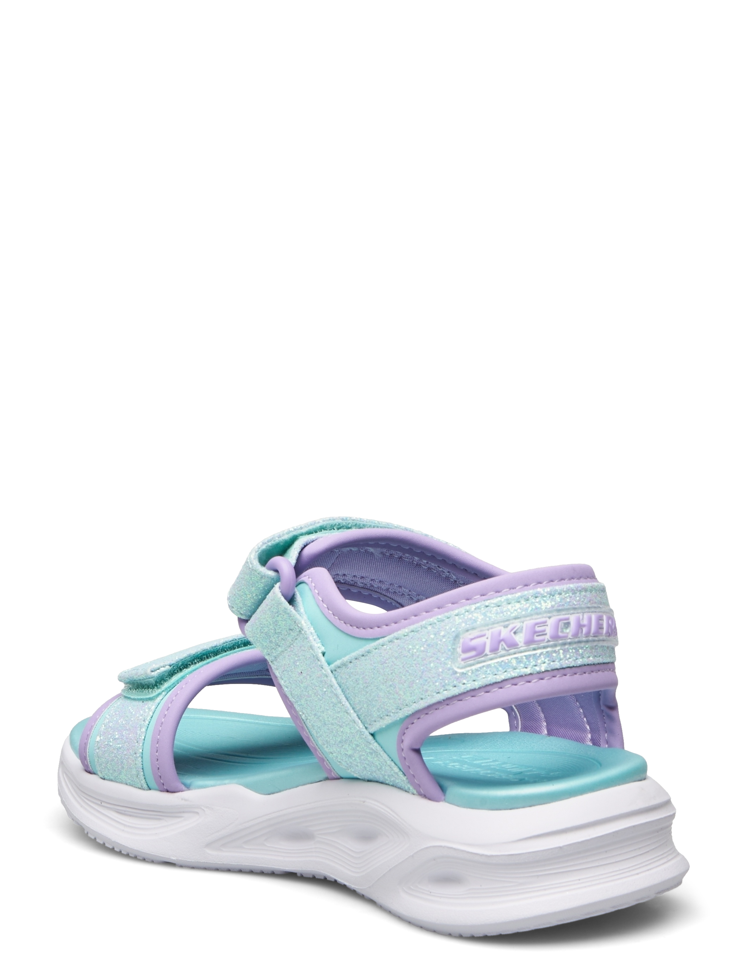 Skechers - Girls Sola Glow Sandal - sandaler - lblv light blue lavender - 2