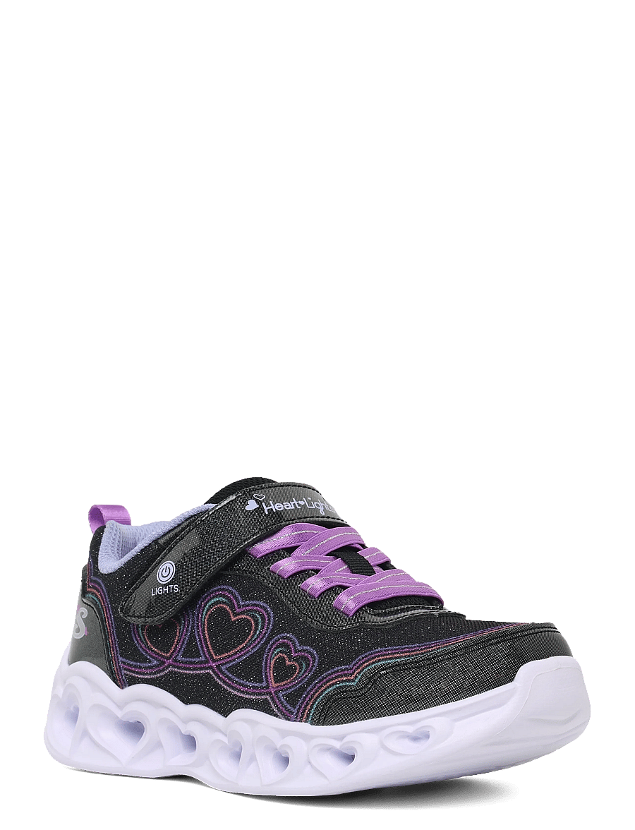 Skechers - HEART LIGHTS - niedriger schnitt - bkmt - 0