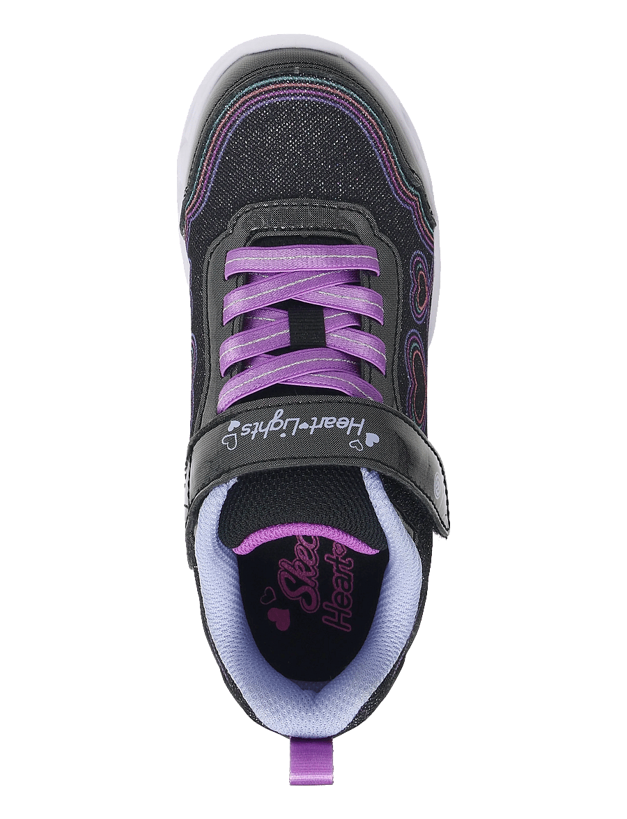 Skechers - HEART LIGHTS - niedriger schnitt - bkmt - 3