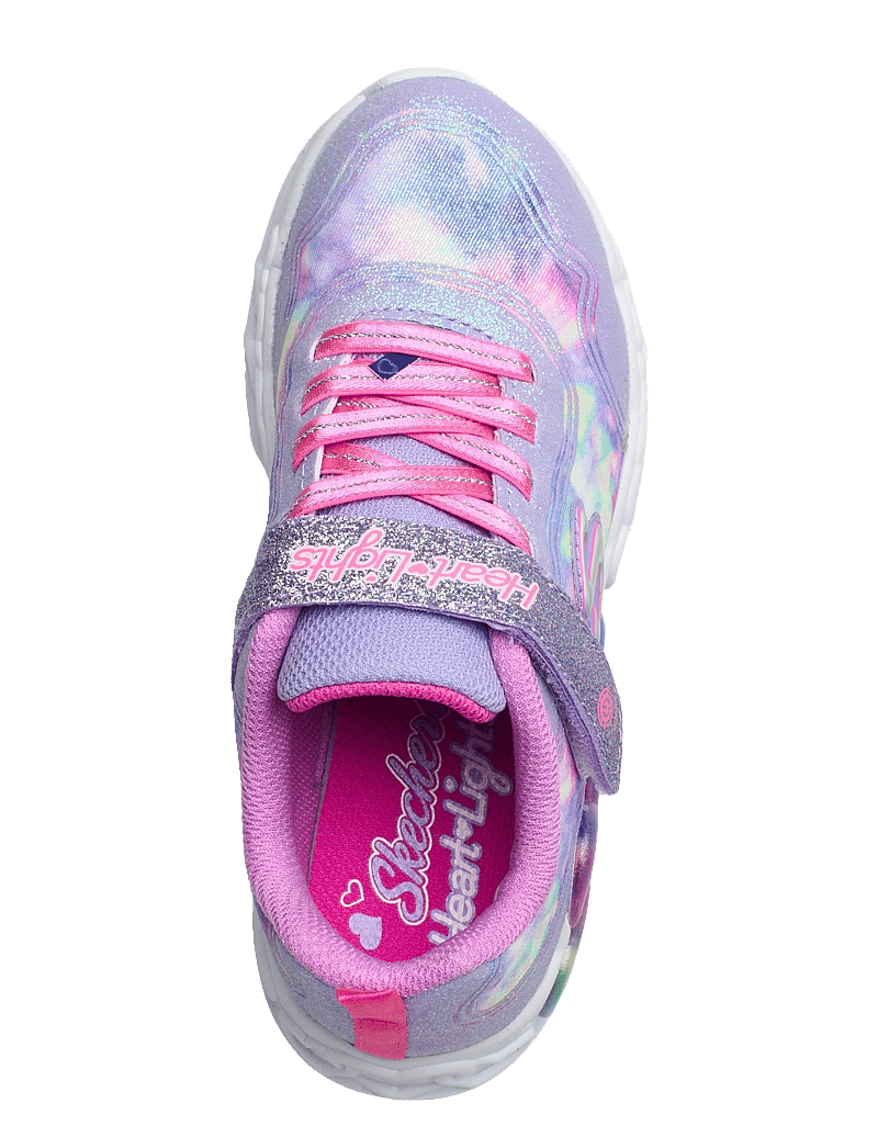 Skechers - INFINITE HEART LIGHTS - COLOR - blinkende turnschuhe - lvmt lavender multicolor - 3