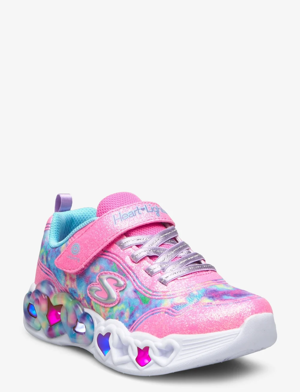 Skechers - Girls INFINITE HEART LIGHTS - laag sneakers - pkmt - 0