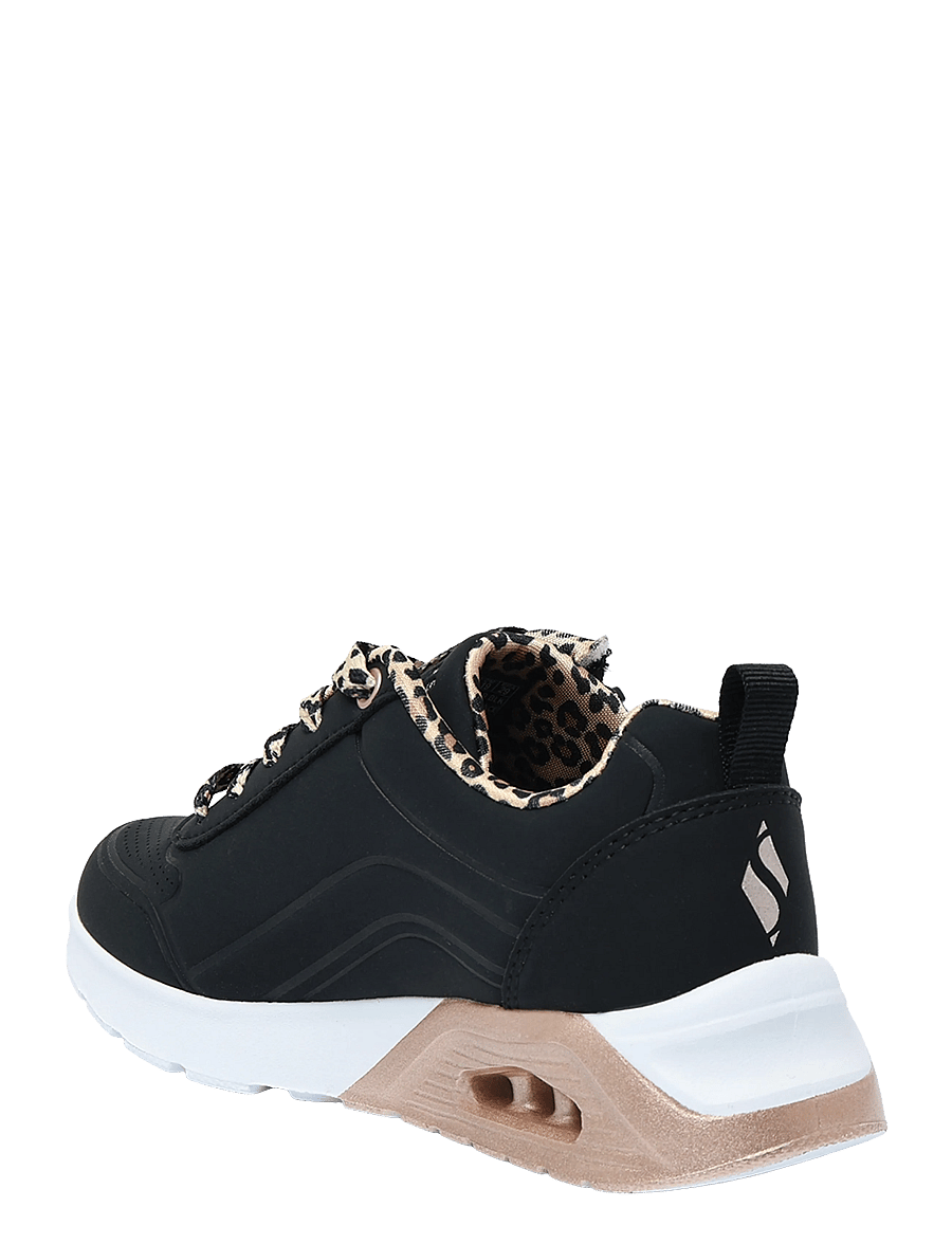 Skechers - UNO LITE 2.0 LEOPARD STRIDE - kõrge säärega tossud - blk - 1