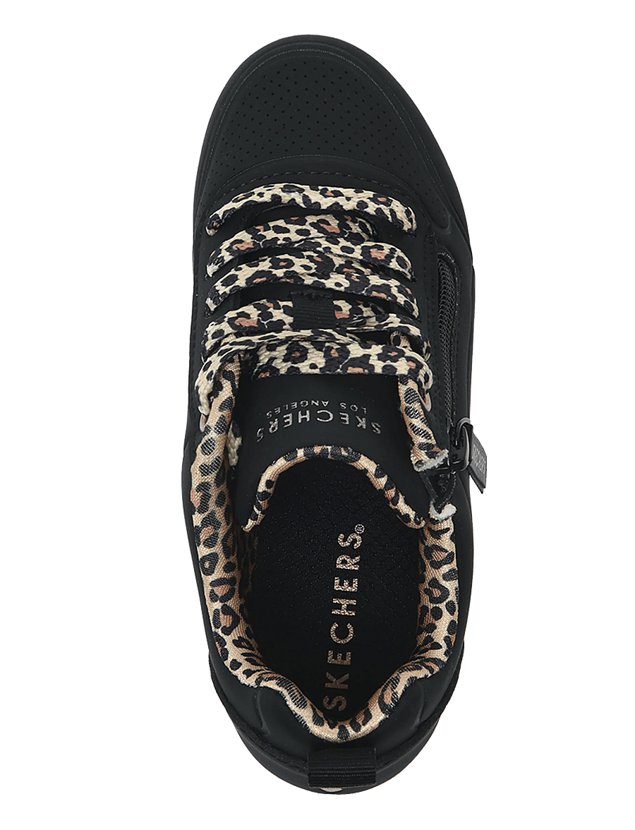 Skechers - UNO LITE 2.0 LEOPARD STRIDE - kõrge säärega tossud - blk - 3