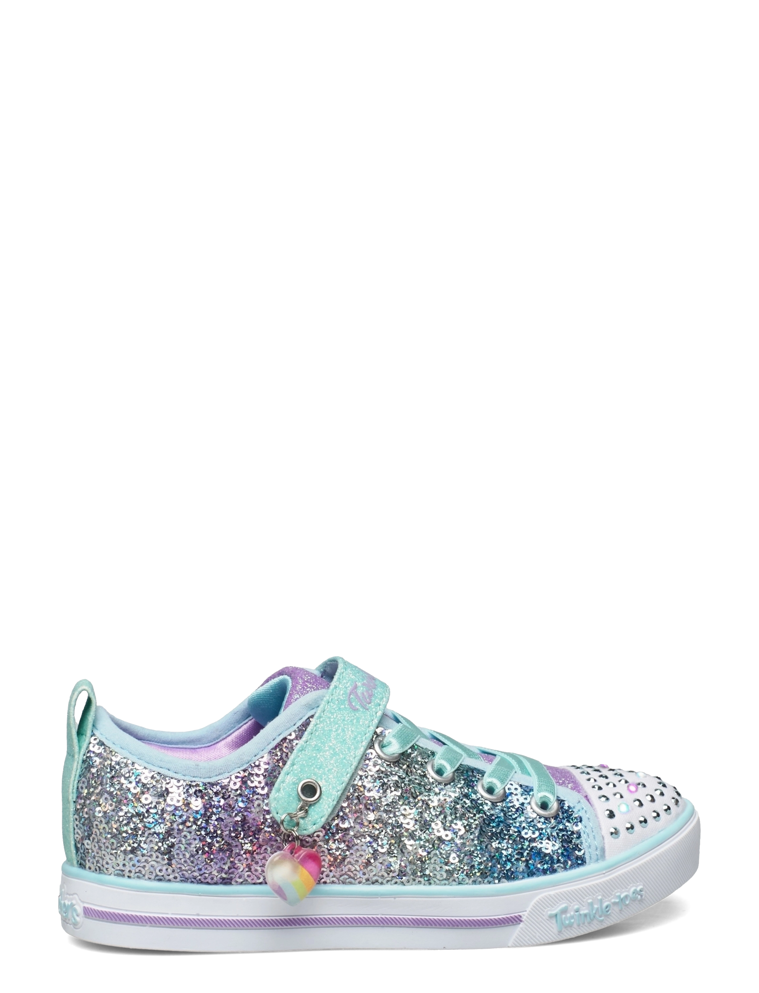 Skechers - Girls Sparkle Lite - Sequins So Bright - lbmt light blue multi - 1