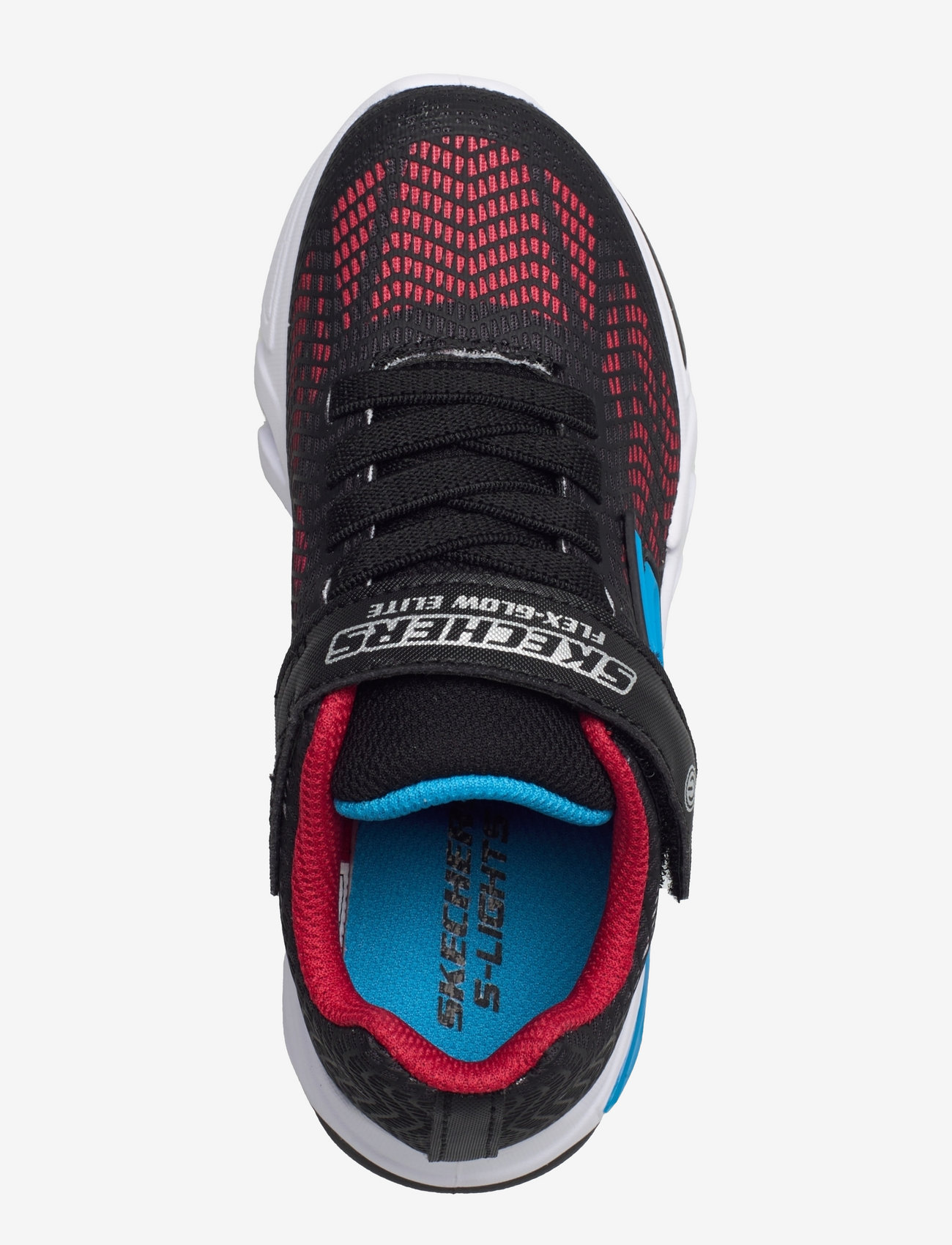 Skechers - FLEX-GLOW ELITE-VORLO - sneakers med lys - bkrb black red blue - 3