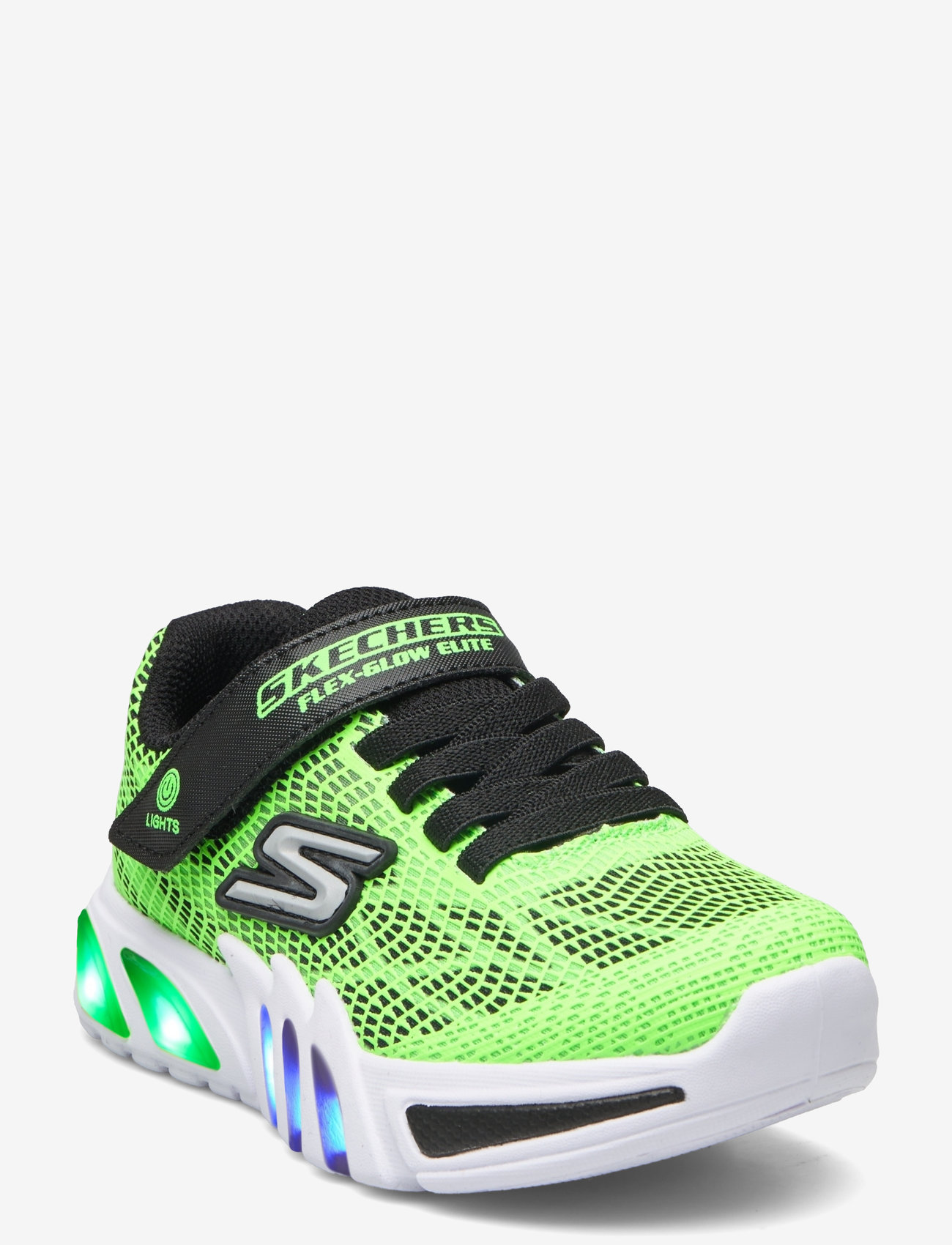 Skechers - FLEX-GLOW ELITE-VORLO - sneakers med lys - lmbk lime black - 0