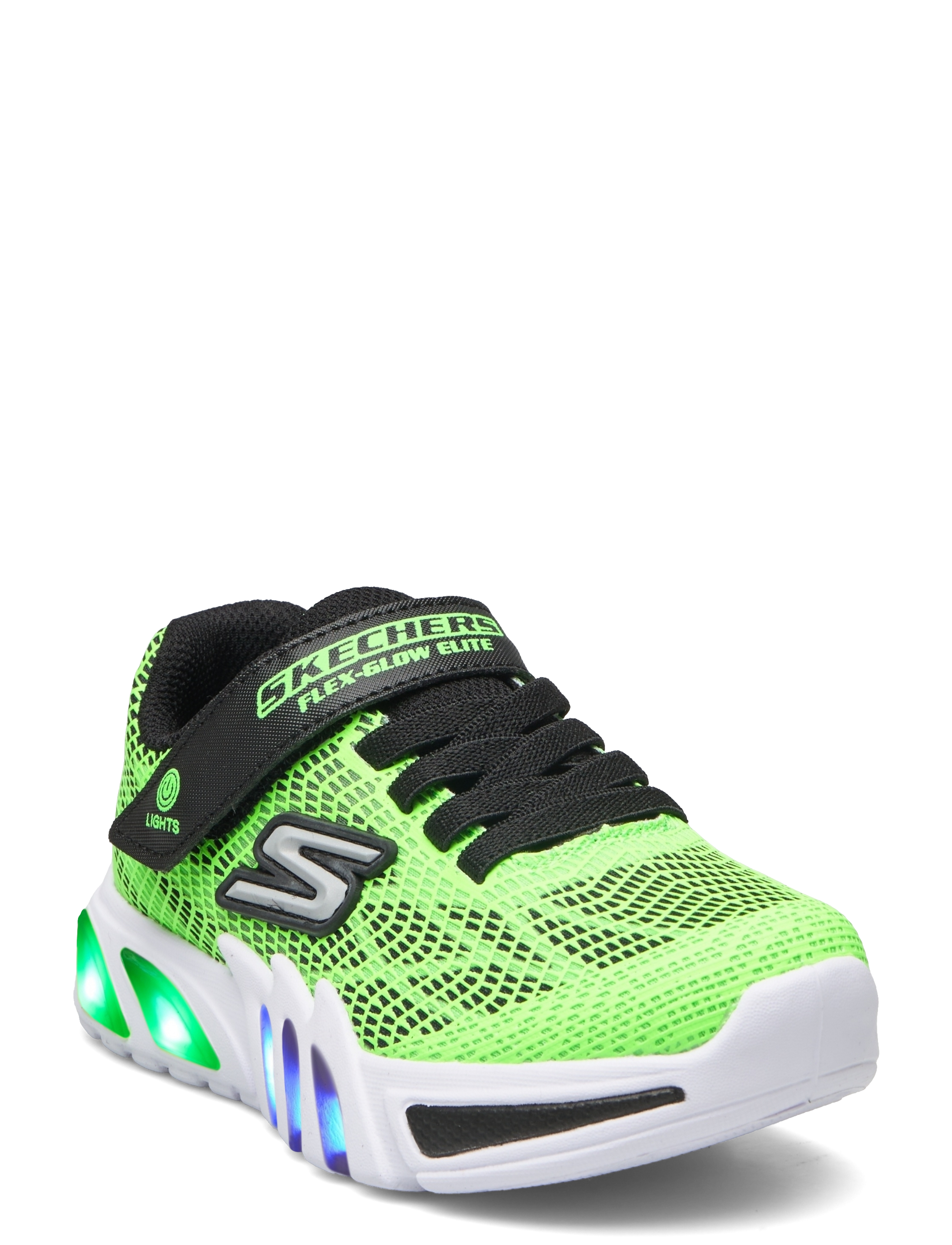 Skechers FLEX-GLOW ELITE-VORLO - Sneakers - LMBK LIME BLACK / green