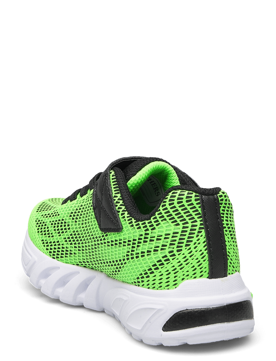 Skechers - FLEX-GLOW ELITE-VORLO - blinkande sneakers - lmbk lime black - 2