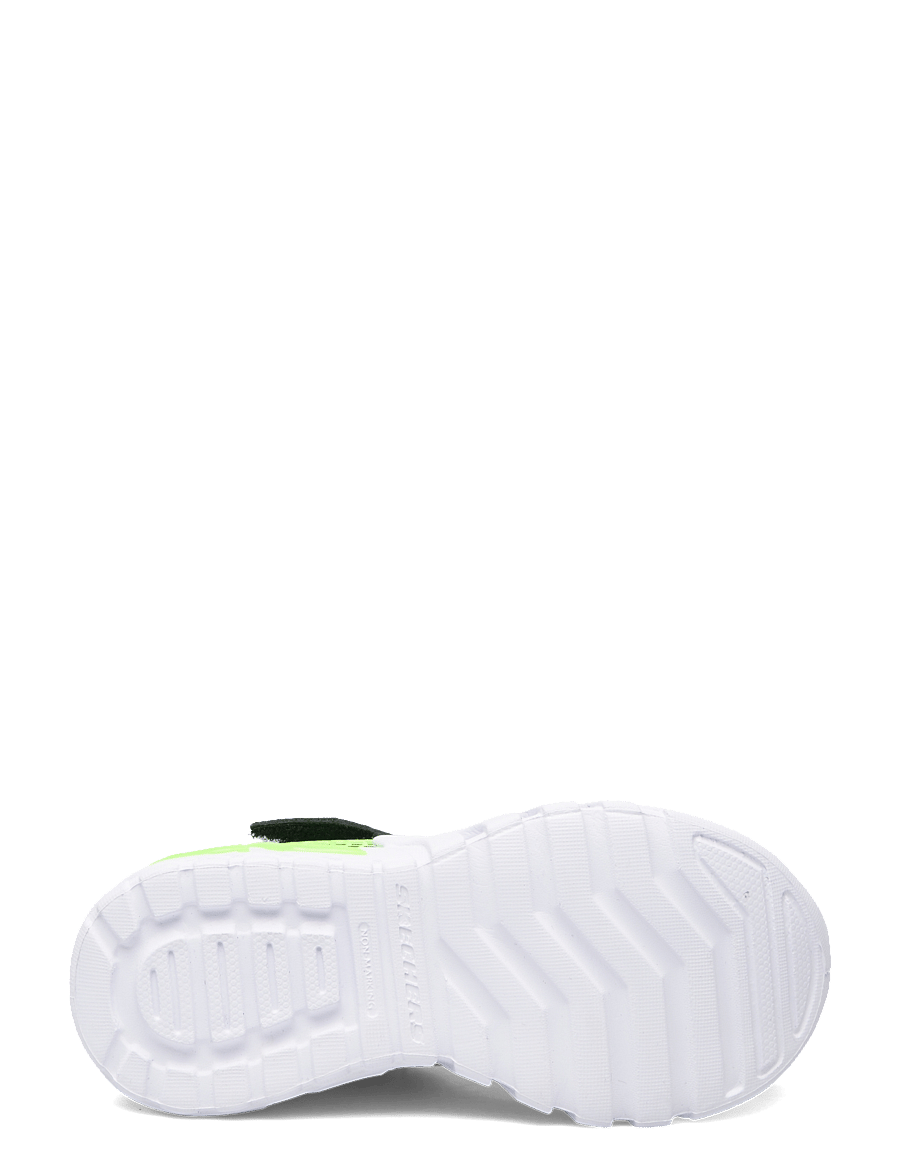 Skechers - FLEX-GLOW ELITE-VORLO - blinkande sneakers - lmbk lime black - 4