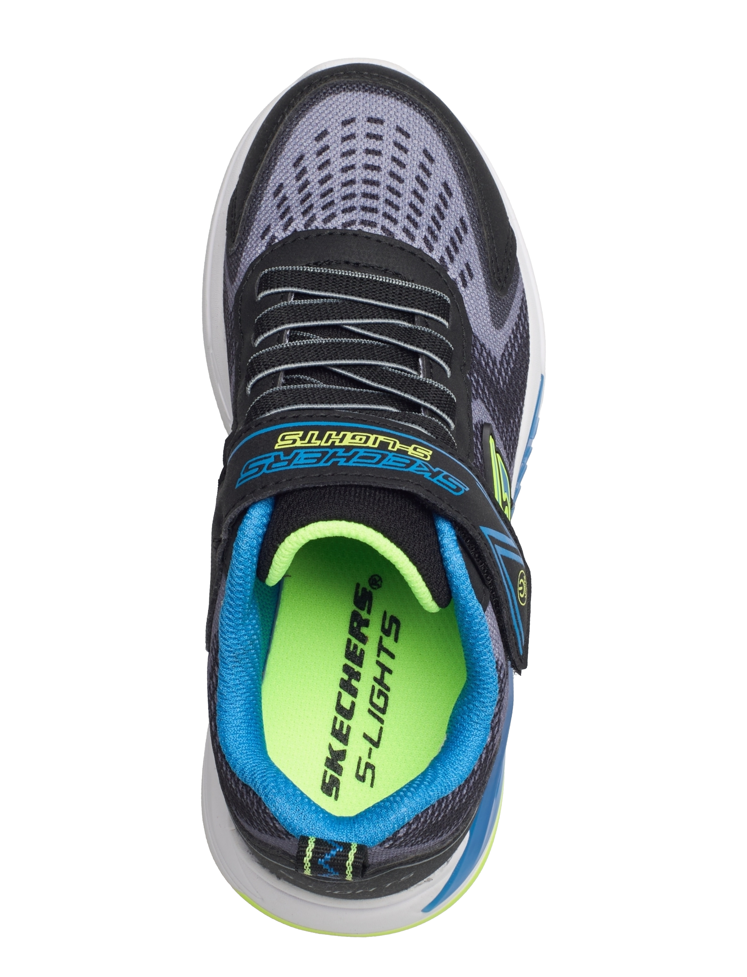 Skechers - TRI-NAMICS - löparskor - bkyb black yellow blue - 3