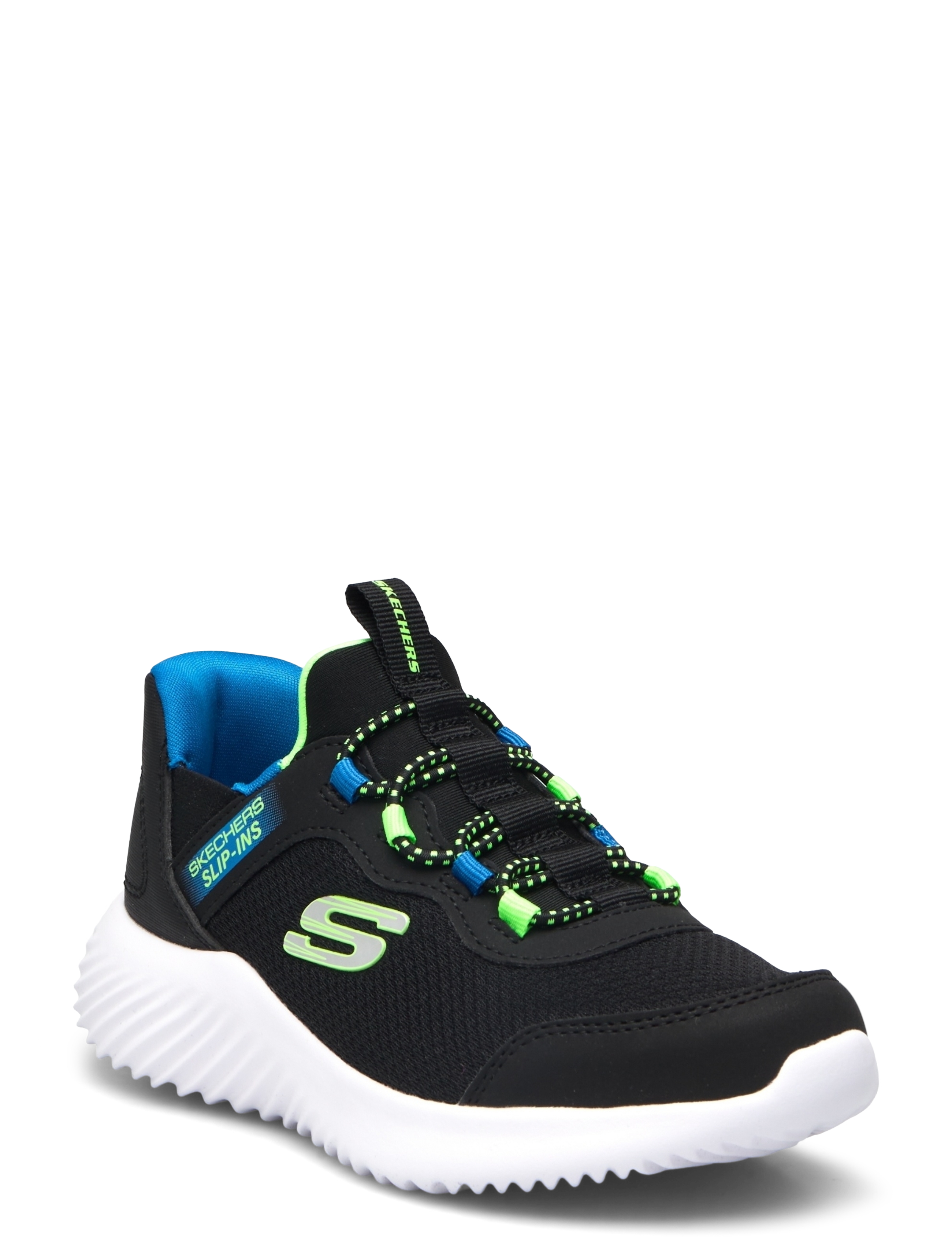 Skechers Bounder Brisk-Burst, Børn, Slip-On Sneakers, Sort, Str: 29