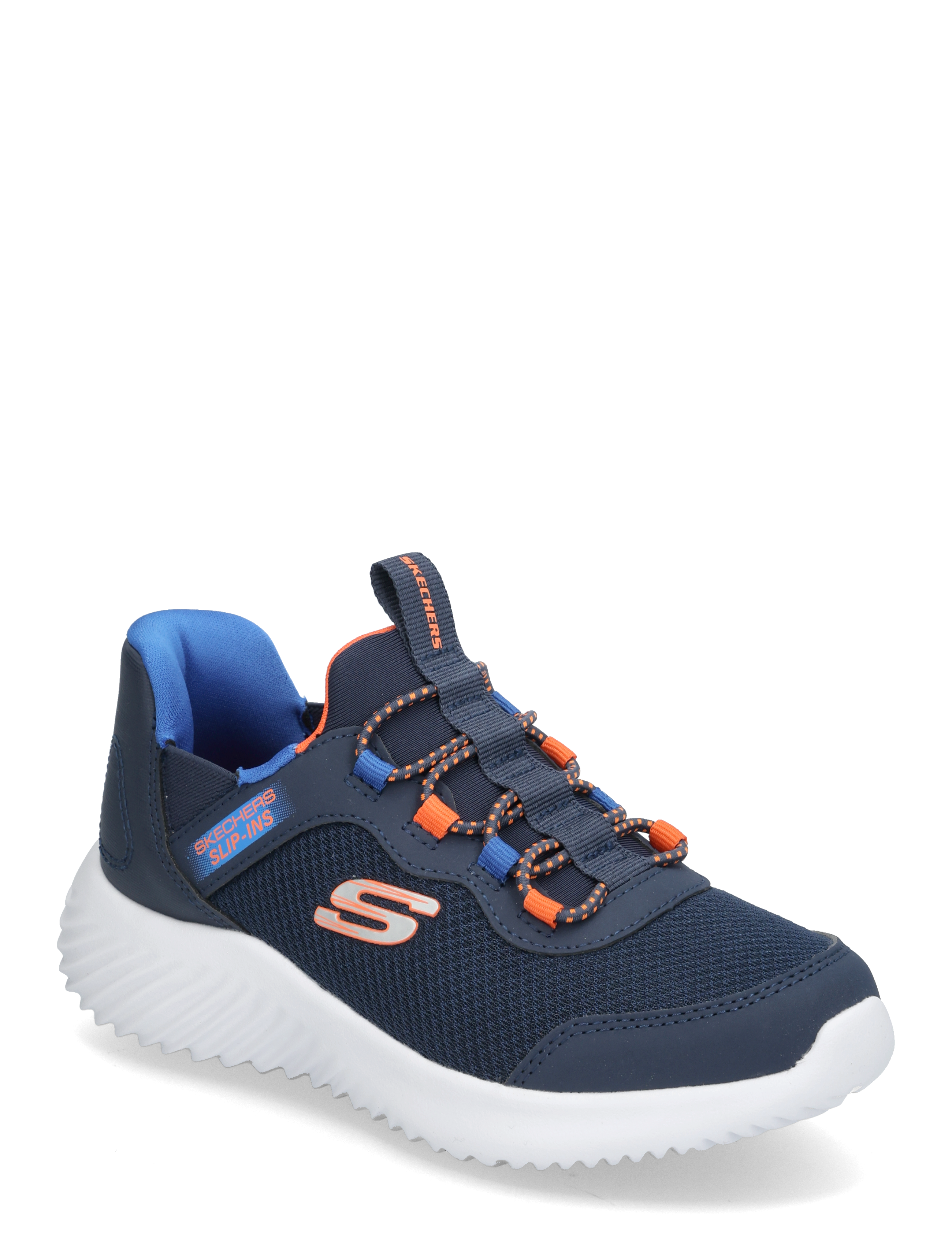 Skechers Bounder Brisk-Burst, Børn, Slip-On Sneakers, Blå, Str: 29