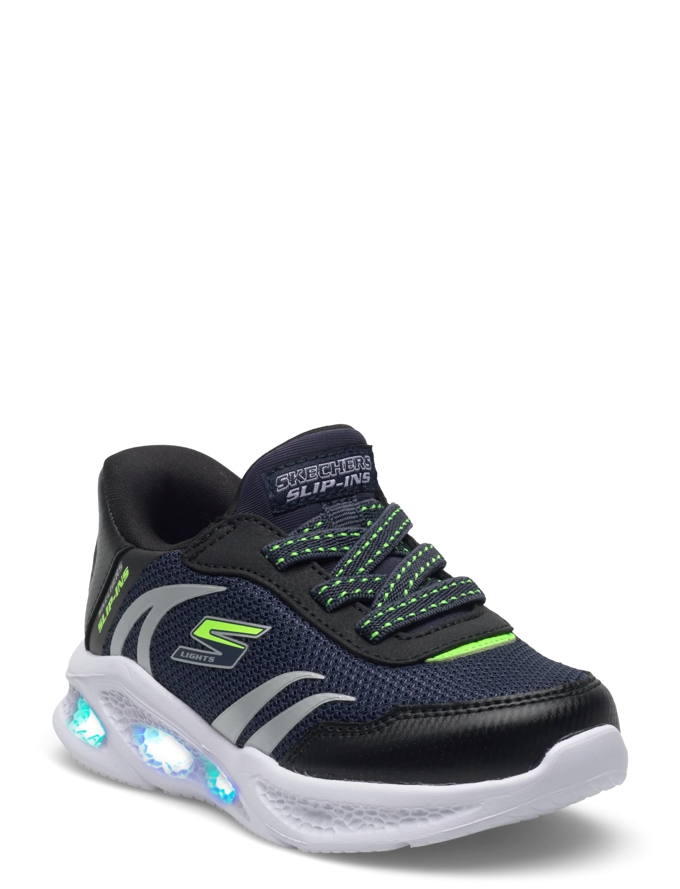 Skechers SKECHERS METEOR-LIGHTS-BRISK- - Børn 23-34 - NVBK / black