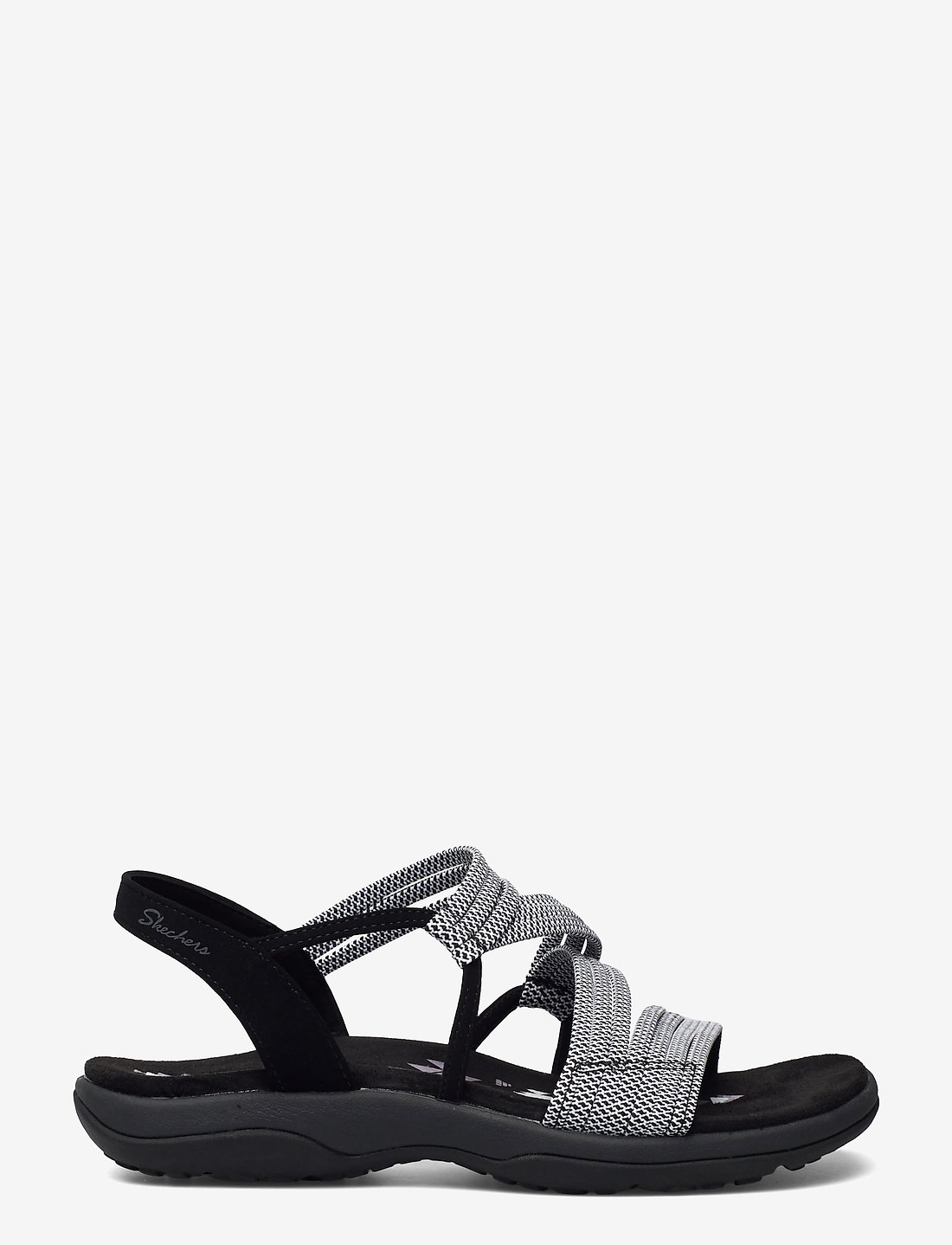 Skechers Womens Reggae Slim Skech Appeal Bkw Black White