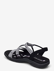Skechers - Womens Reggae Slim - Skech Appeal - flat sandals - bkw black white - 2