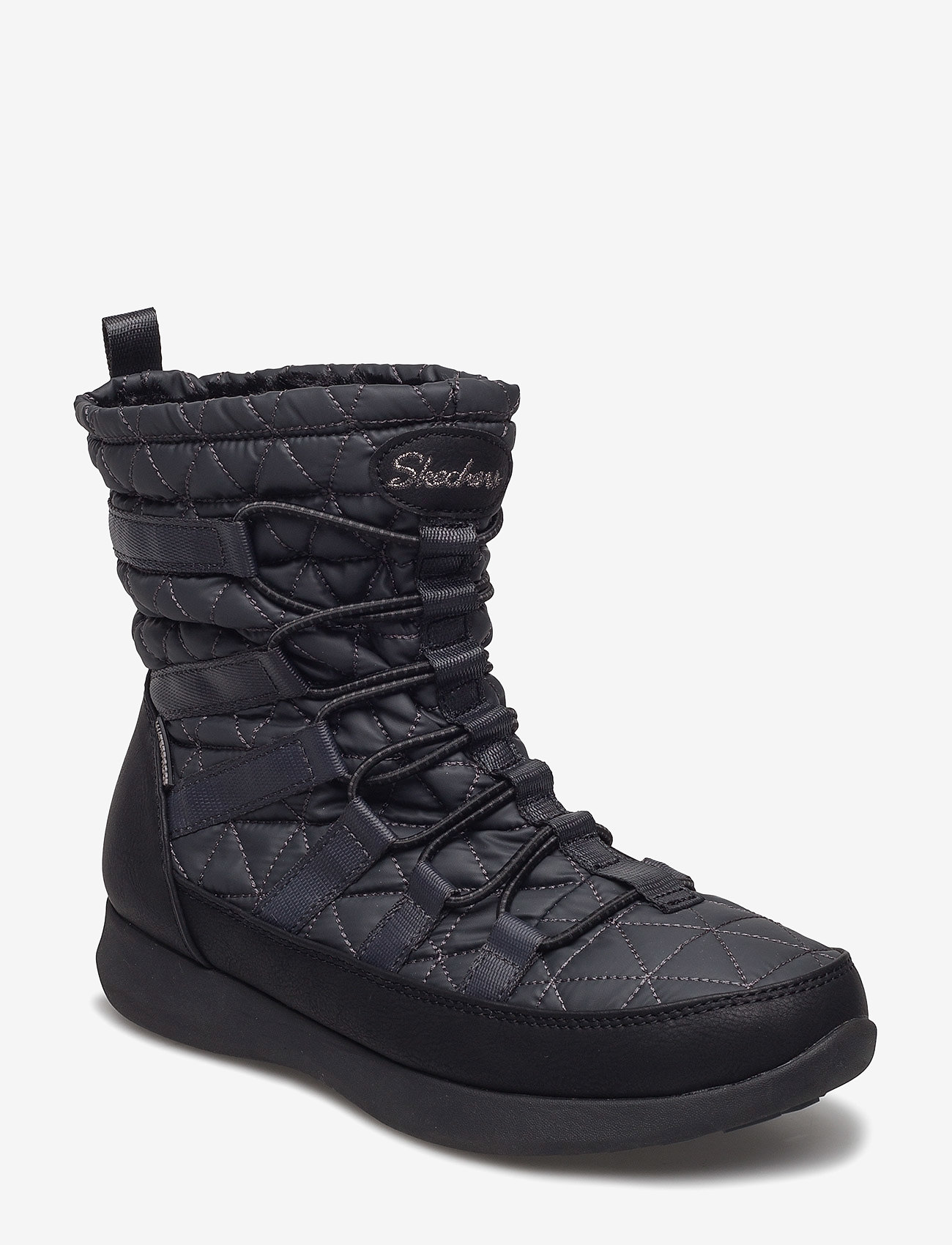 Skechers - Womens Boulder - Waterproof - ccbk charcoal black - 0