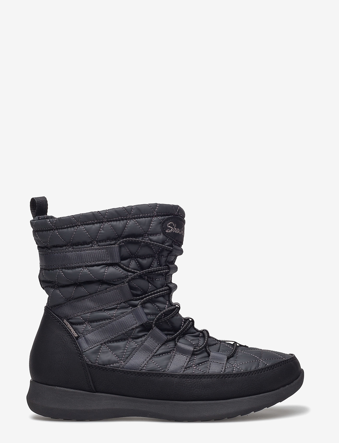 Skechers - Womens Boulder - Waterproof - ccbk charcoal black - 1