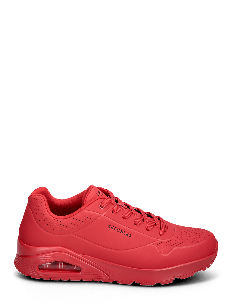 Skechers - Mens Uno - Stand On Air - niedriger schnitt - red red - 1