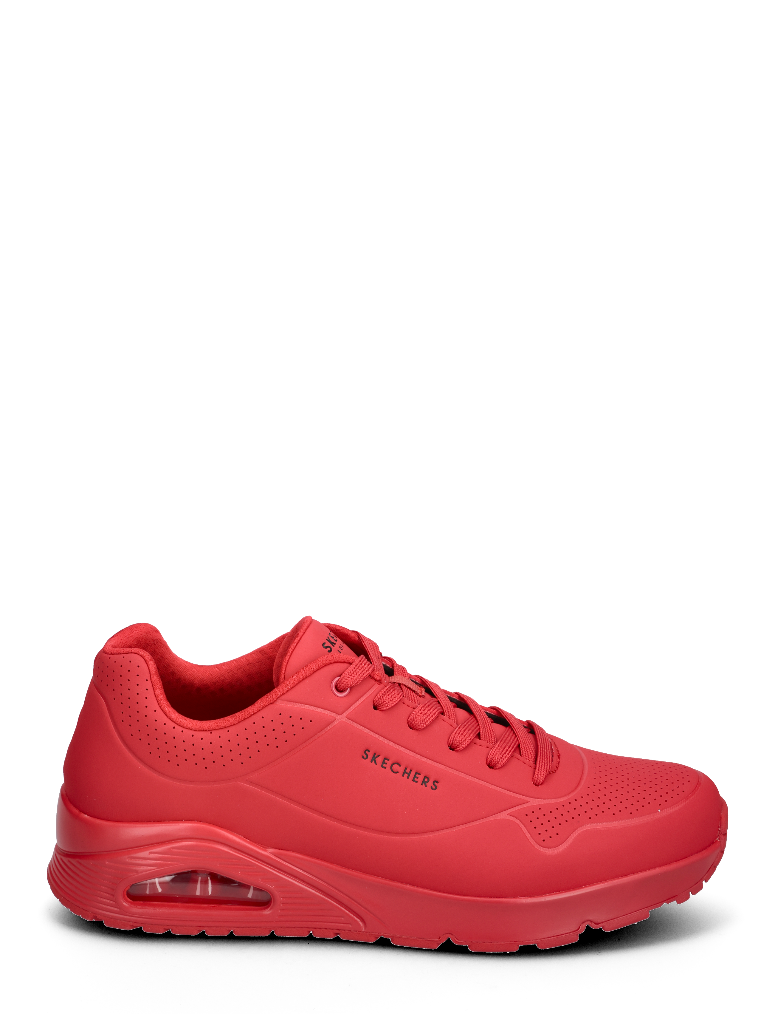 Skechers - Mens Uno  - Stand On Air - low tops - red red - 1