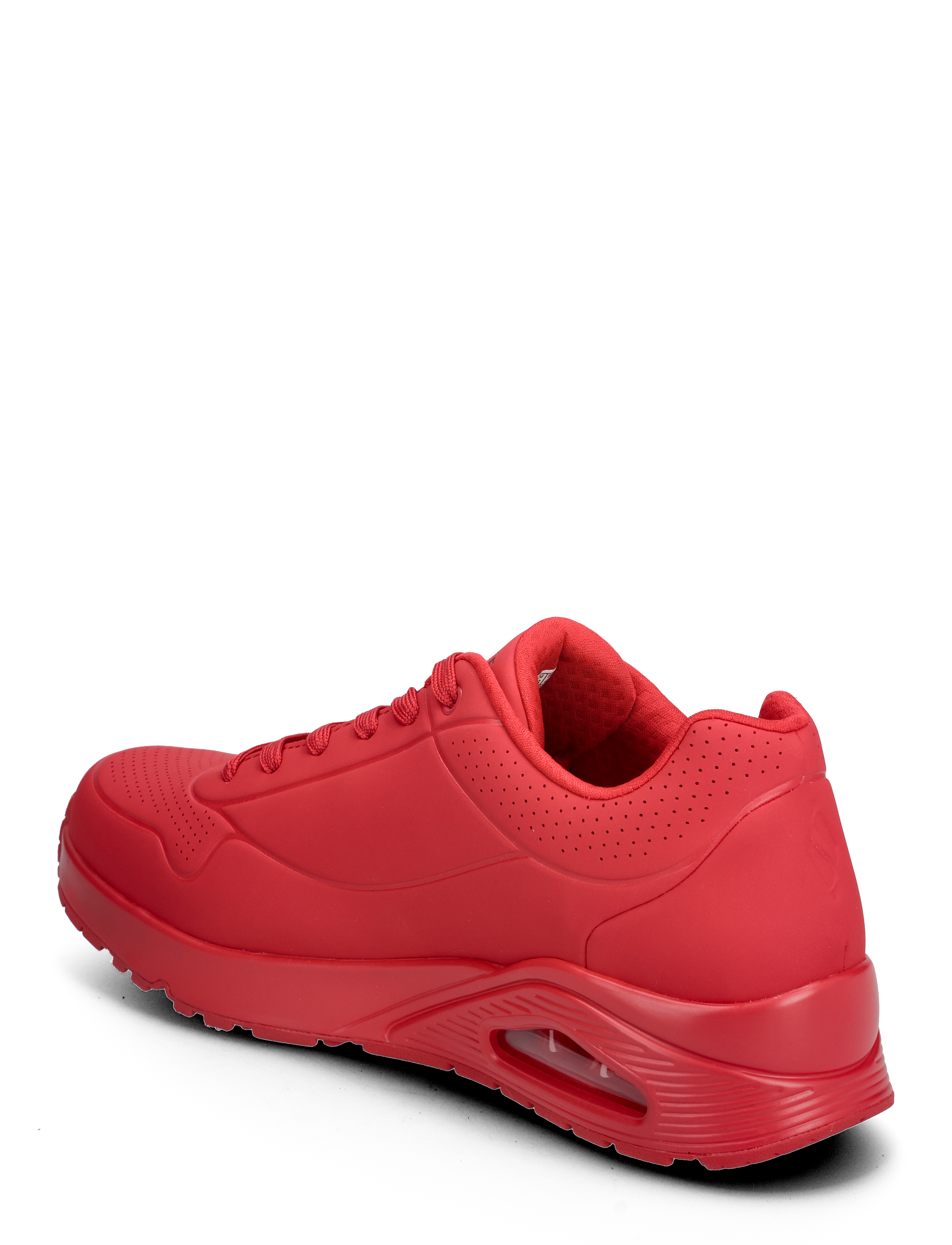 Skechers - Mens Uno  - Stand On Air - low tops - red red - 2