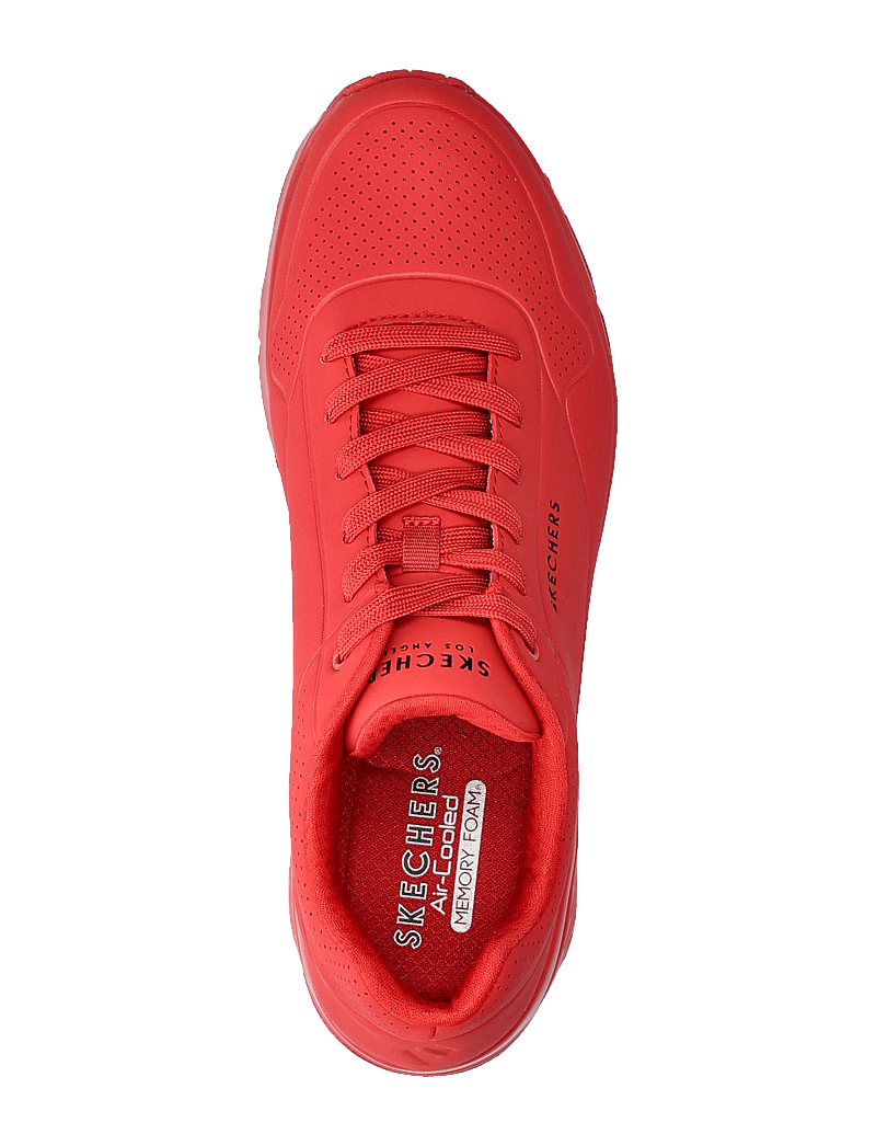 Skechers - Mens Uno - Stand On Air - niedriger schnitt - red red - 3