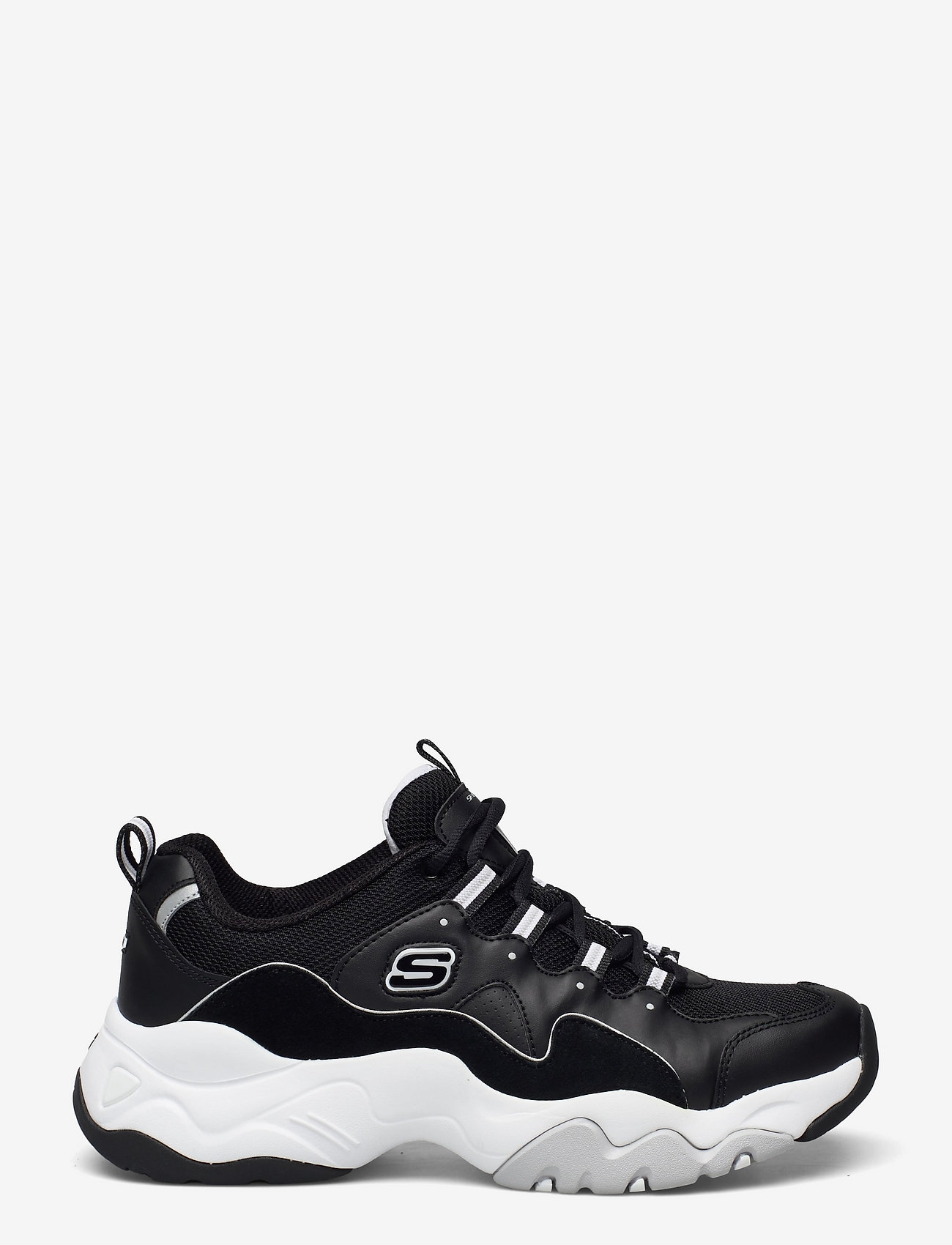 Skechers - Mens D'Lite 3 - Goblin - bkw black white - 1