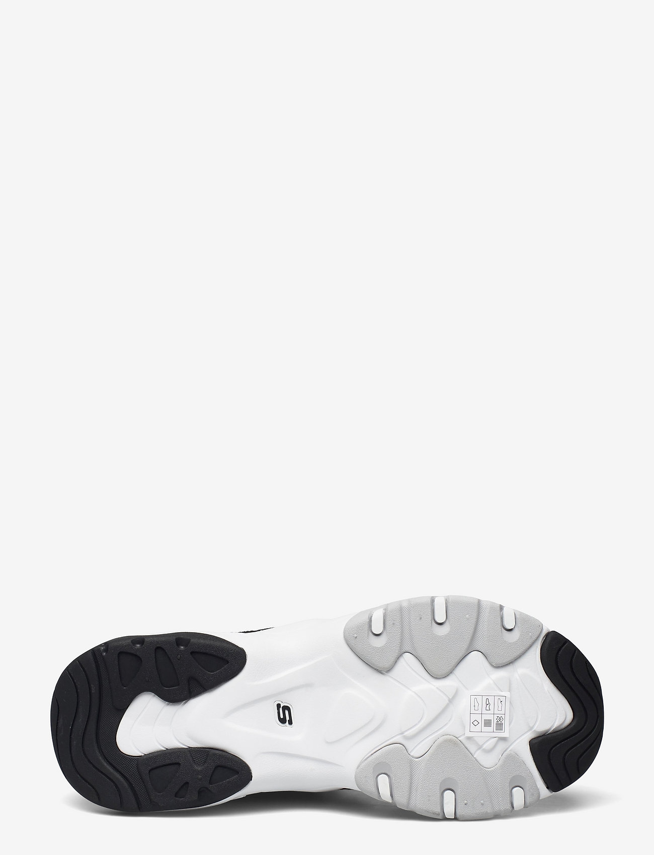 Skechers - Mens D'Lite 3 - Goblin - bkw black white - 3