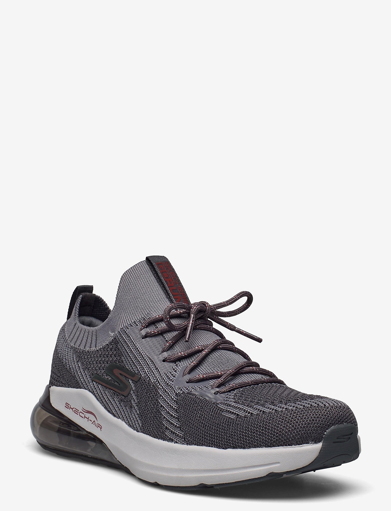 Skechers - Mens GOrun Air - ccrd charcoal red - 0