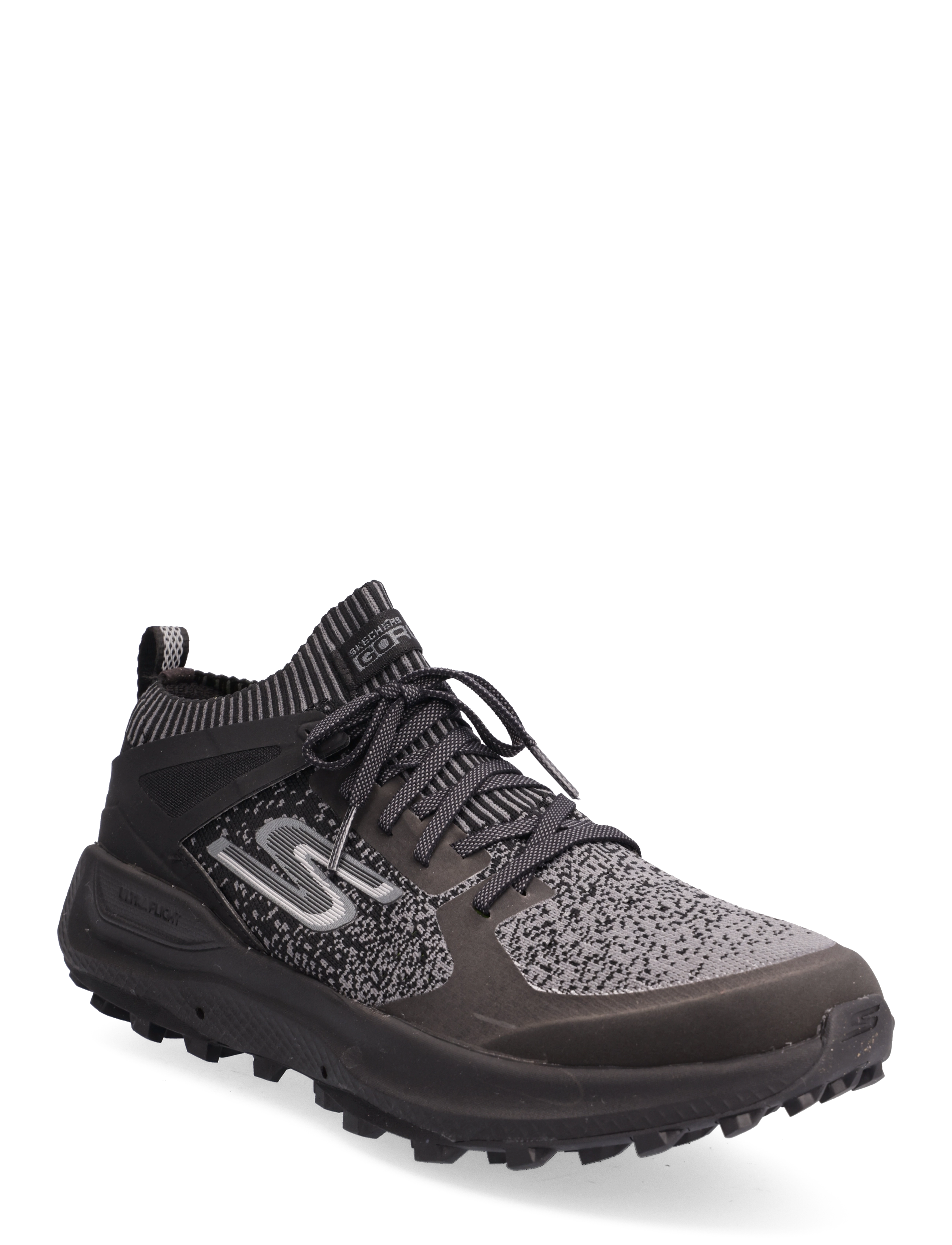 Skechers - Mens GOrun Max Trail 5 Ultra - bkgy black grey - 0