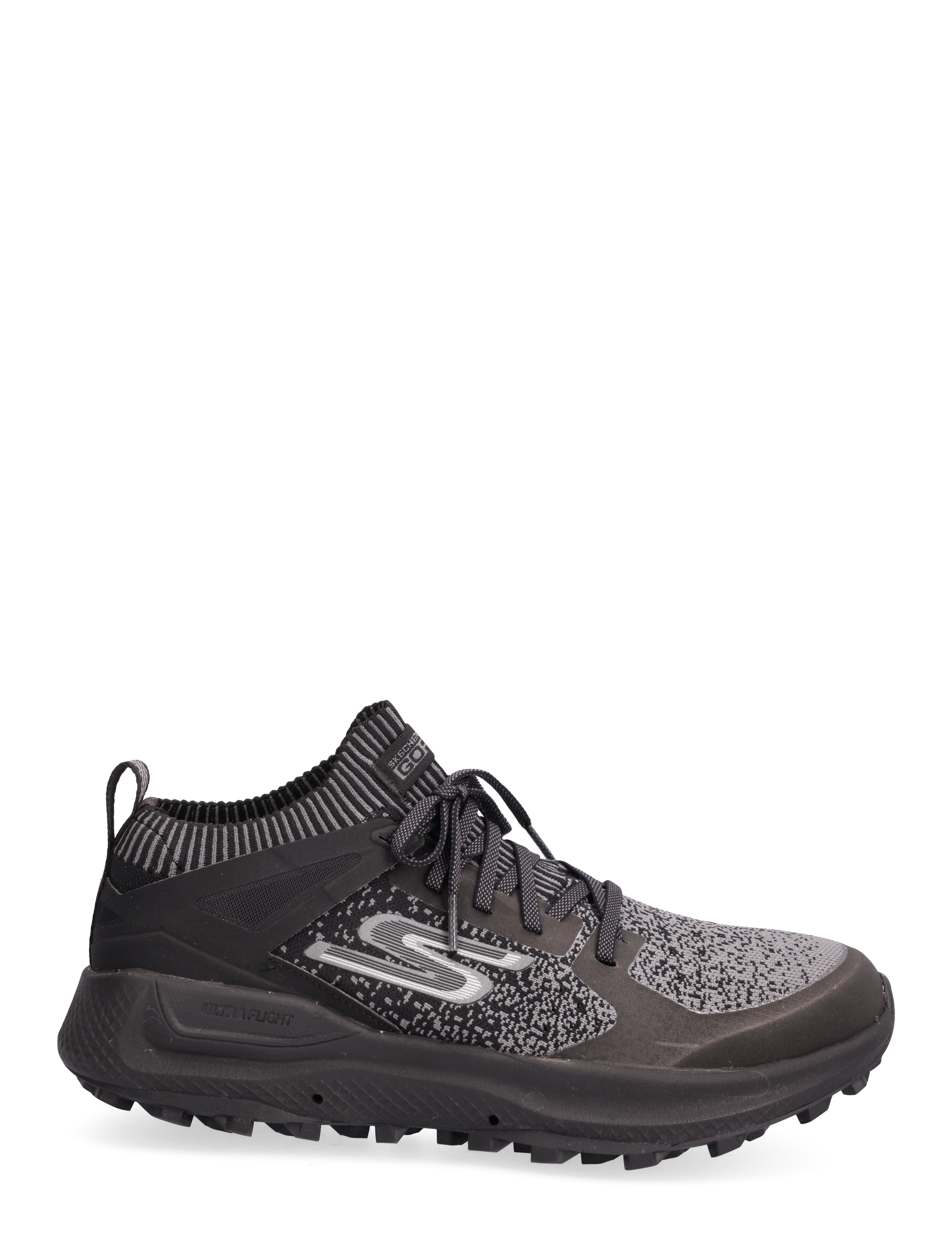 Skechers - Mens GOrun Max Trail 5 Ultra - bkgy black grey - 1