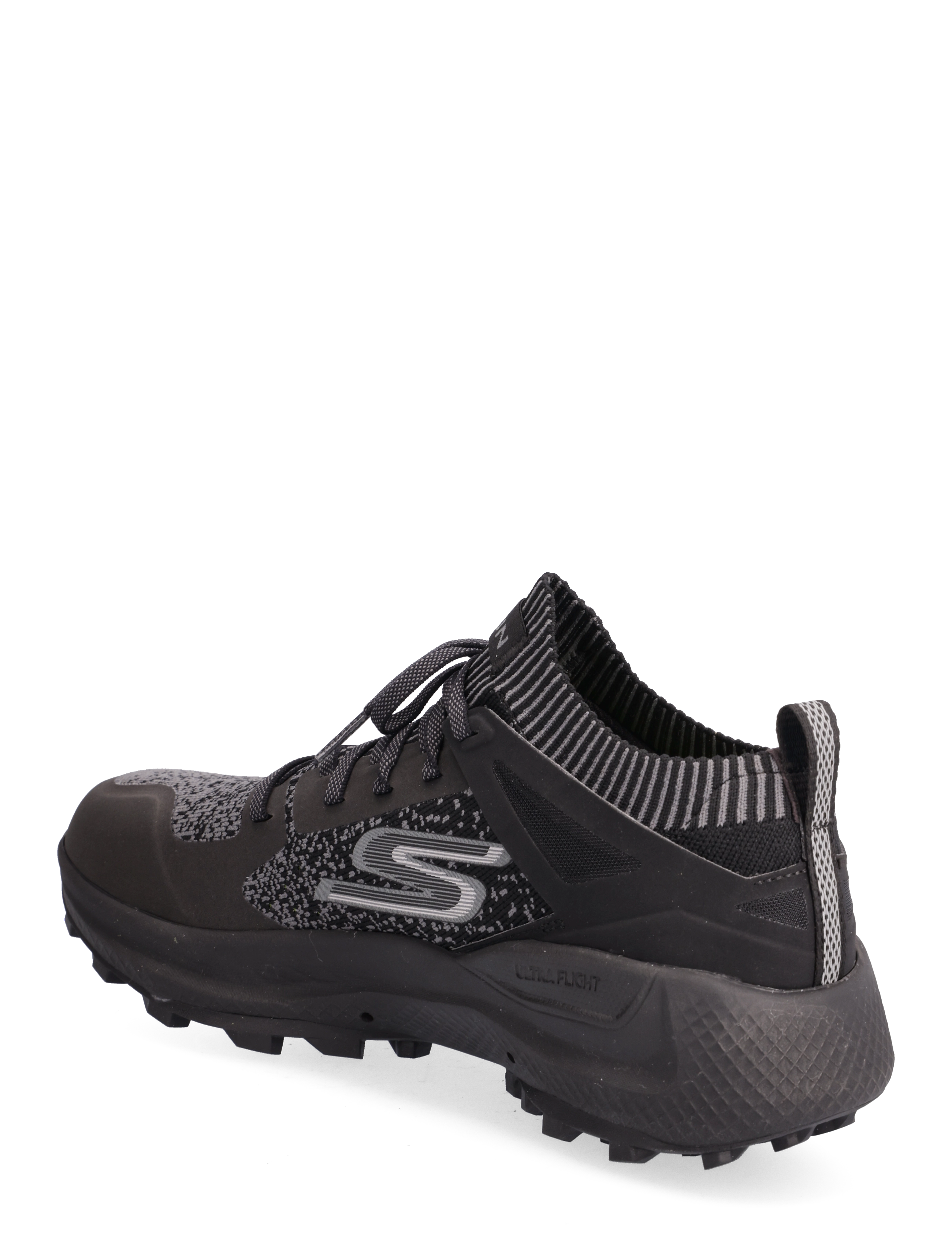 Skechers - Mens GOrun Max Trail 5 Ultra - bkgy black grey - 2
