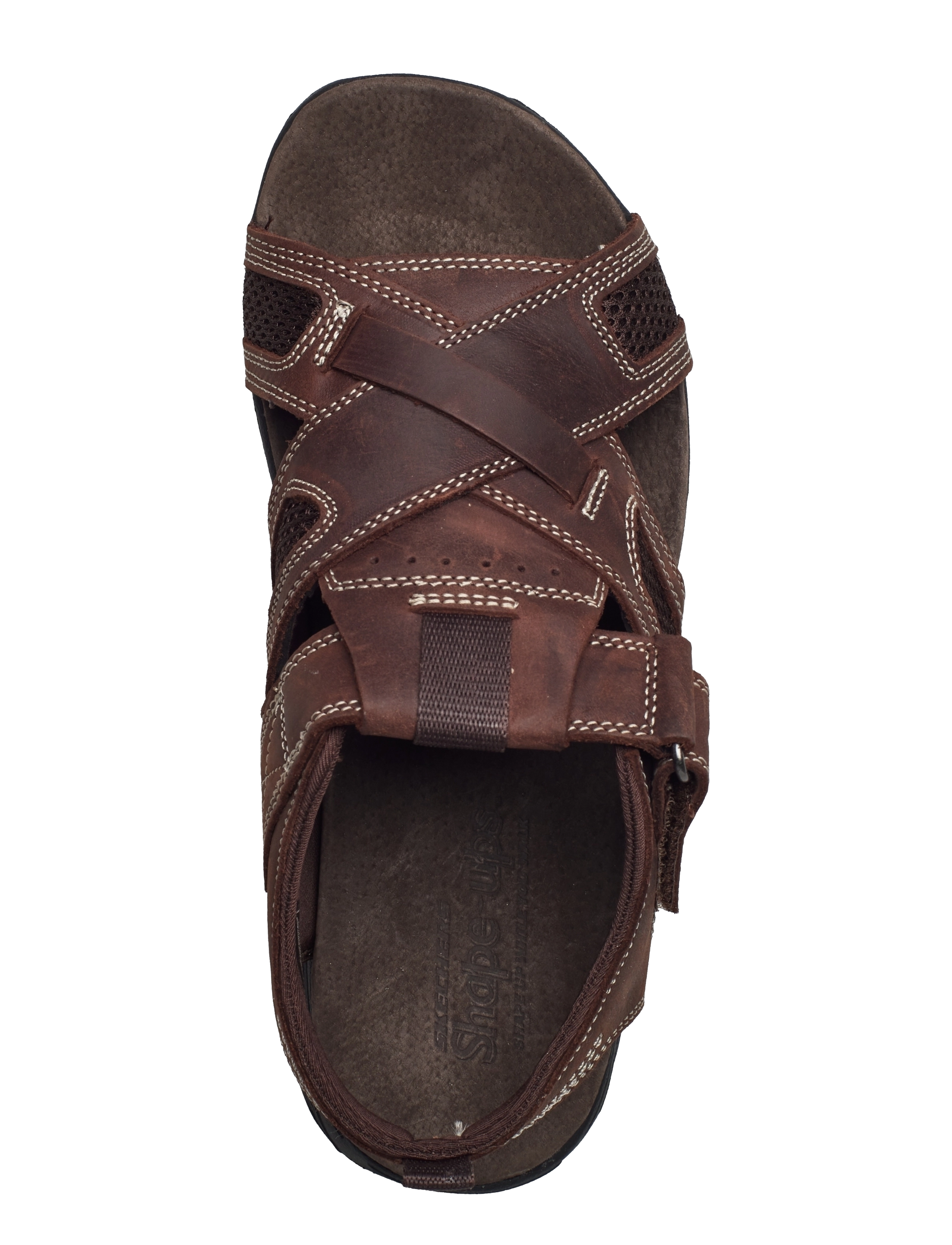 Skechers - Mens SKX Shape-Upa XW Sandal - cdb dark brown - 3