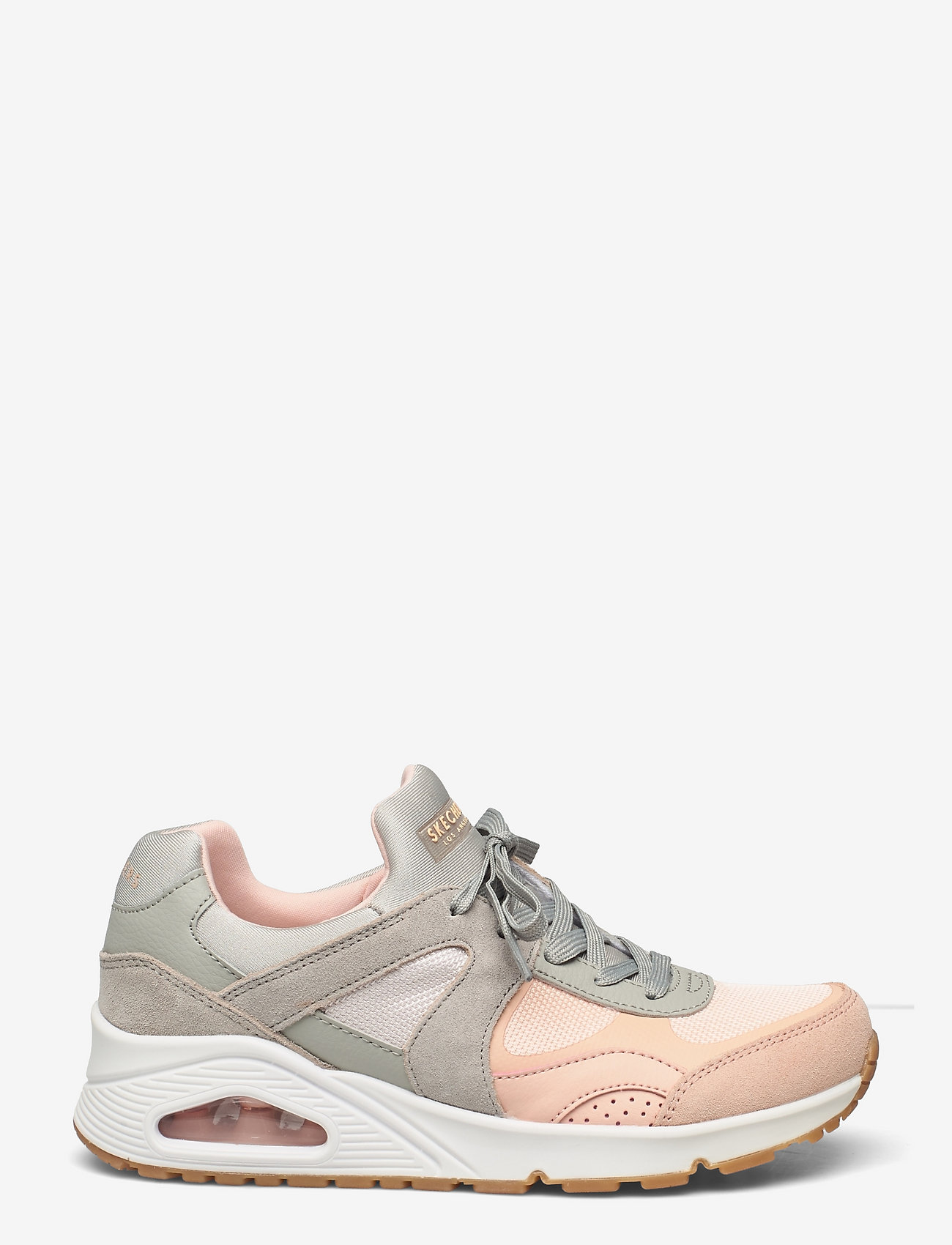 Skechers - Womens UNO - Super Fresh - grey pink - 1
