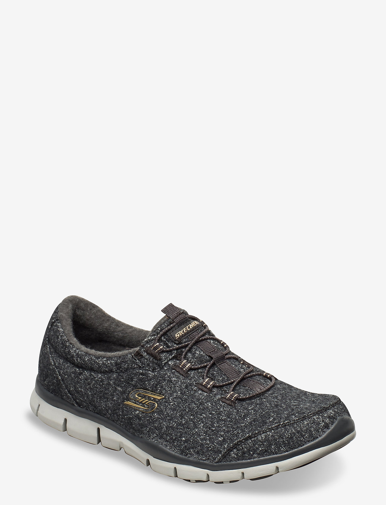 Skechers - Womens Wash-A-Wool Gratis Good Idea - ccl charcoal coral - 0