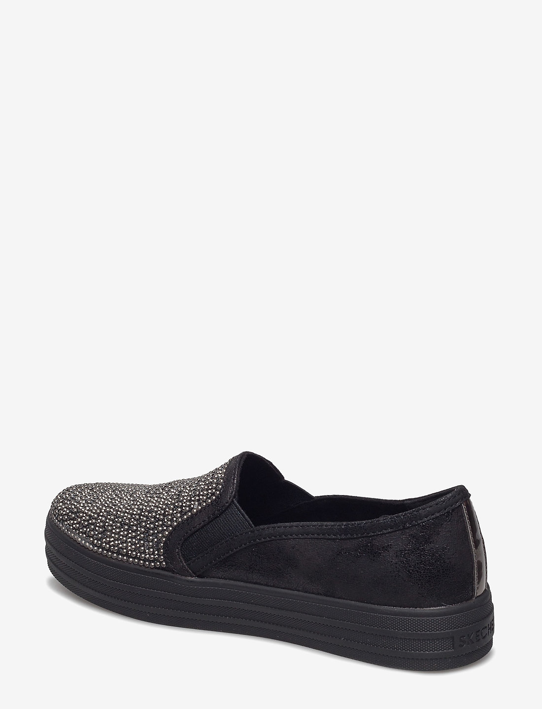 Skechers shiny 2024 dancer slip on