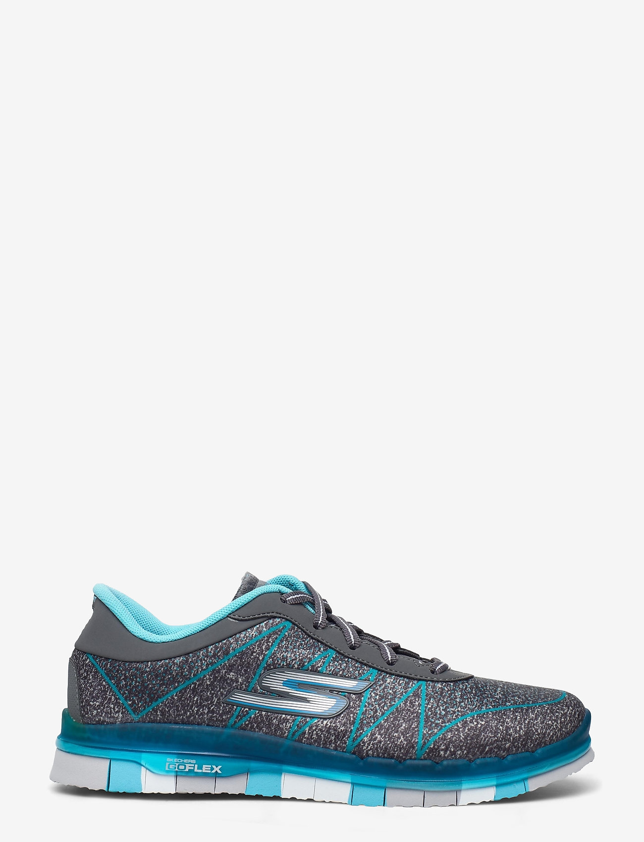 Skechers - Girls Skechers GO FLEX Walk - Ability - cctq charcoal turquoise - 1
