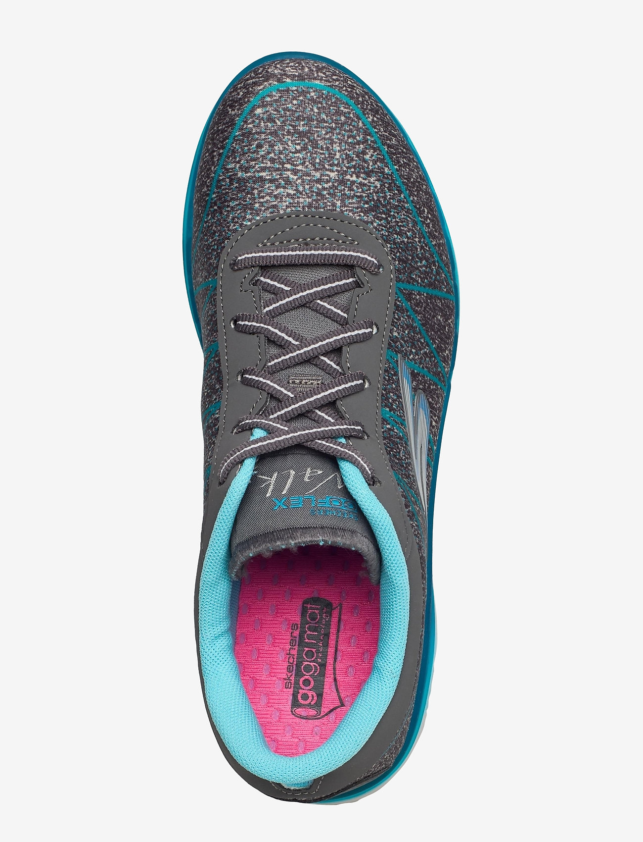 Skechers - Girls Skechers GO FLEX Walk - Ability - cctq charcoal turquoise - 3