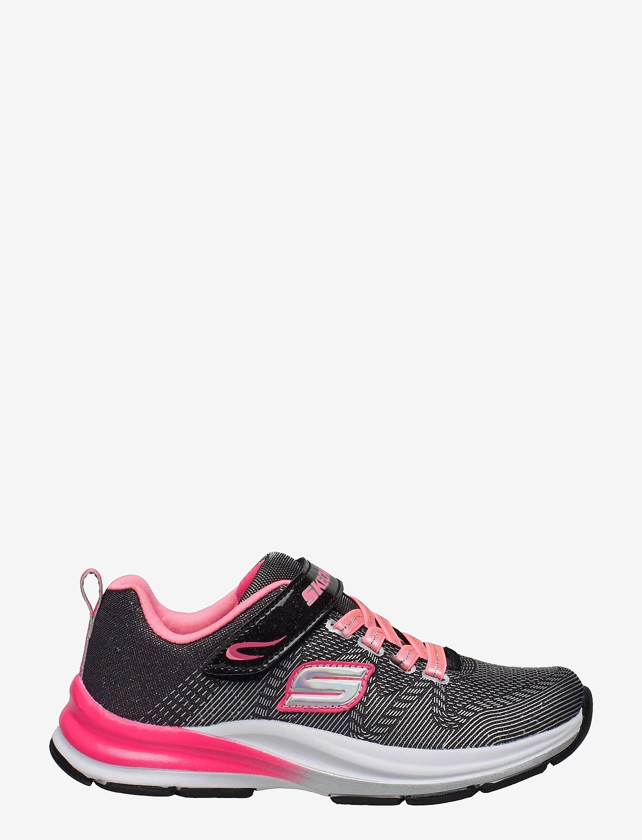 Skechers - Girls Double Strides - bknp black neon pink - 1