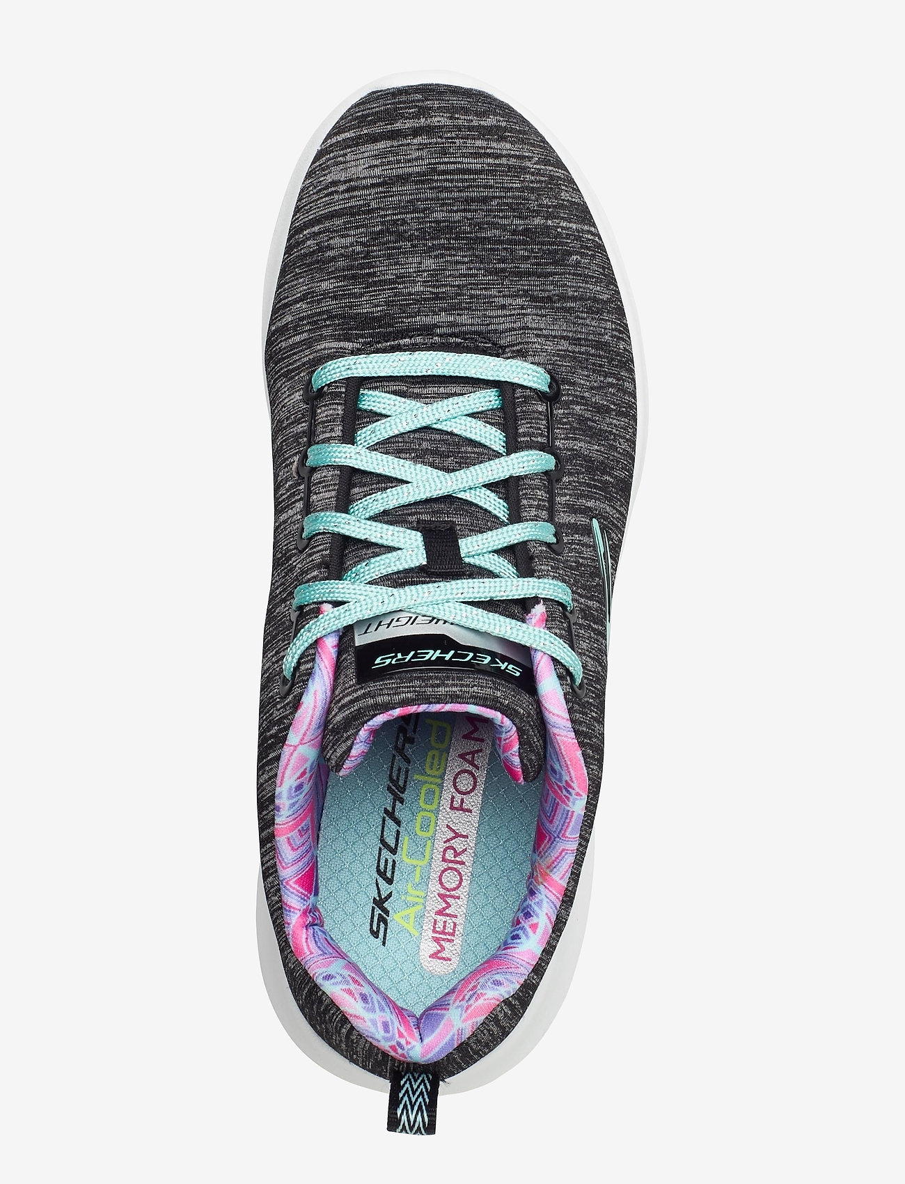 Skechers - Girls Ultra Flex First Choice - bkaq black aqua - 3