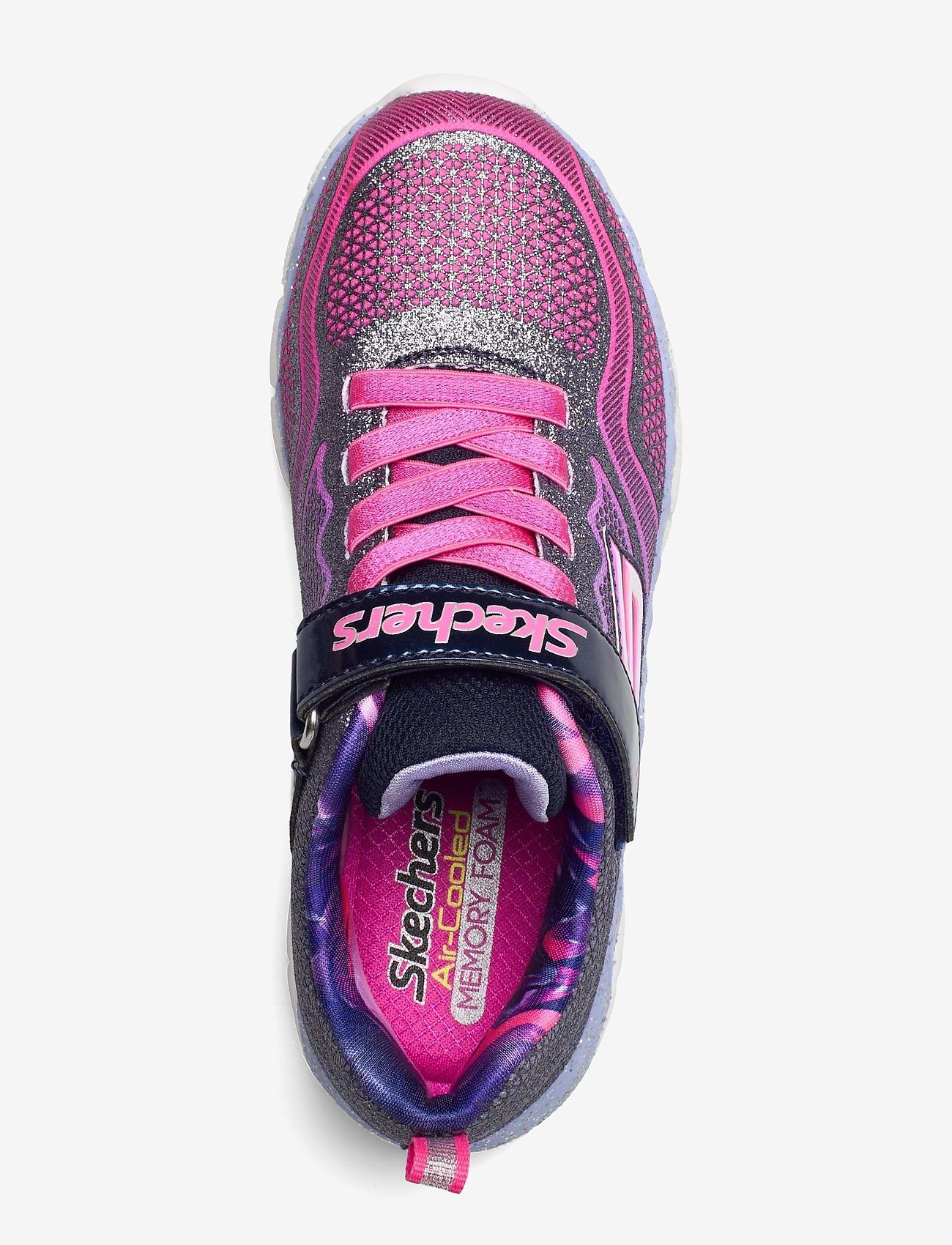Skechers - Girls Air Appeal Glitter Time - nvmt navy multicolor - 3