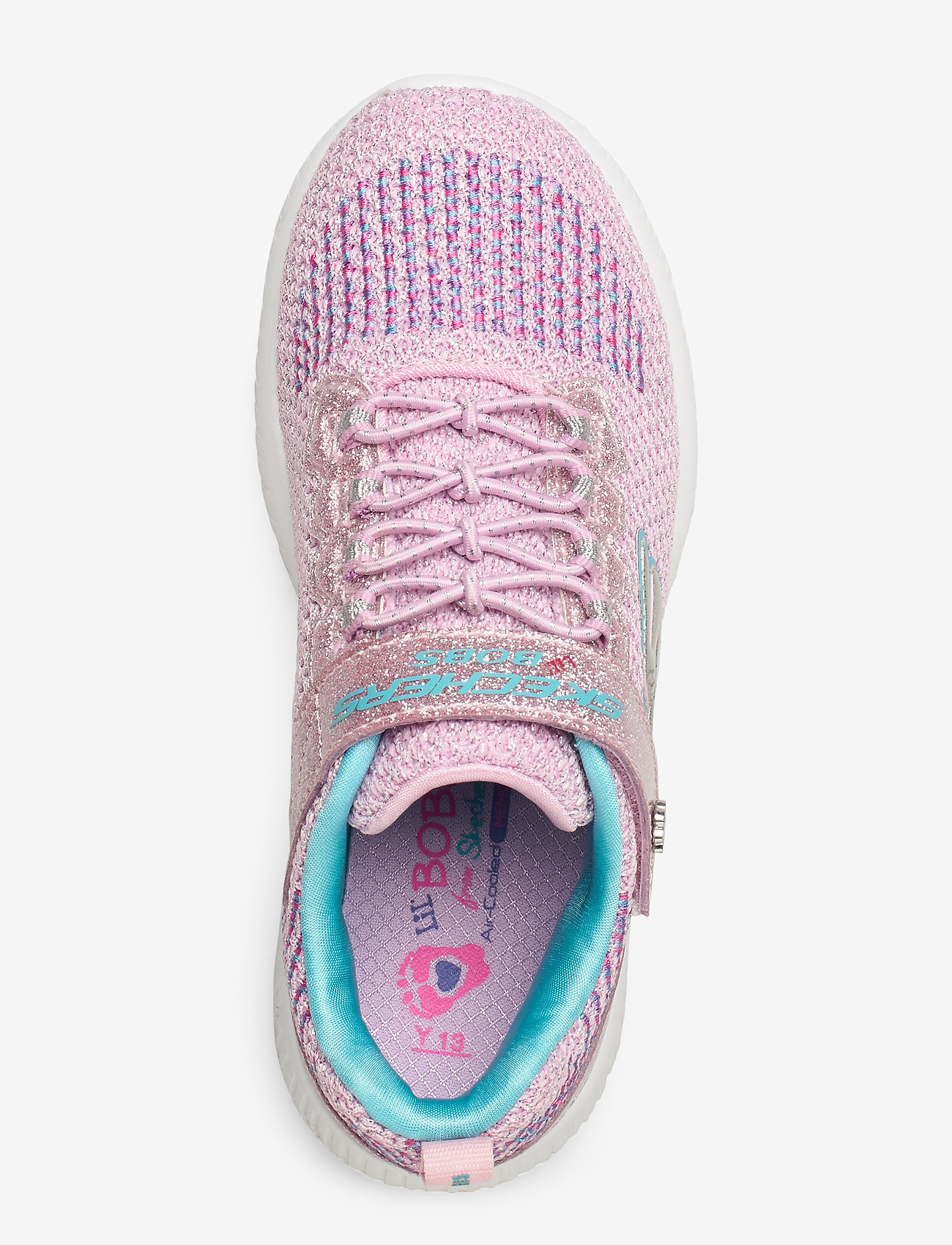 Skechers - Girls BOBS Squad - Glimmer Madness - pktq pink turquoise - 3