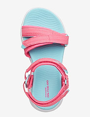 Skechers - Girls On The Go 600 - summer savings - hpaq hot pink aqua - 3