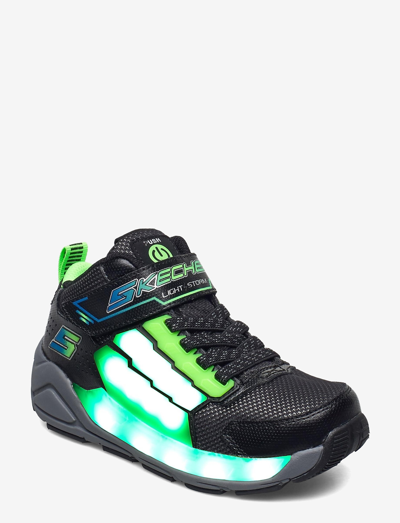Skechers - Boys Light Storm - bklm black lime - 0