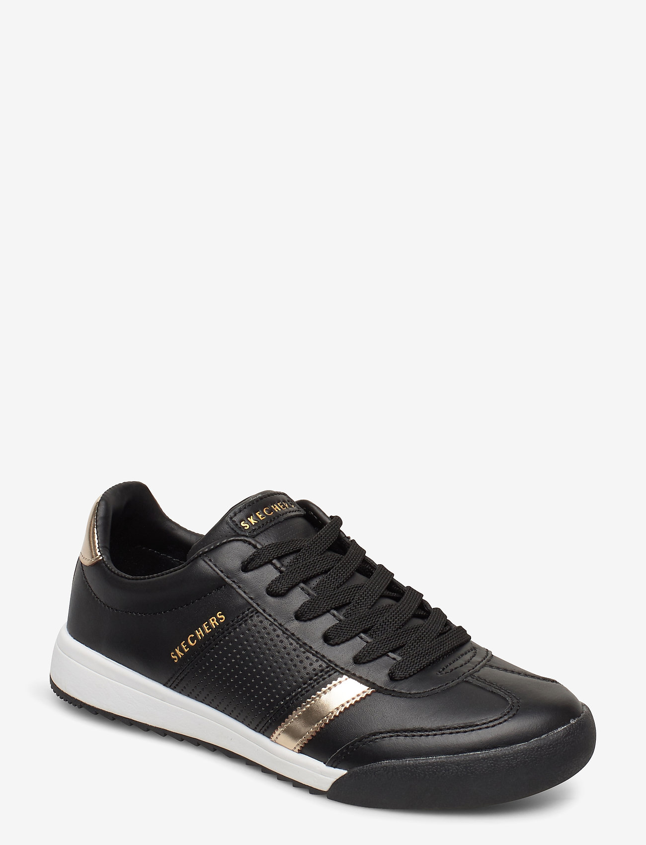 Skechers - Womens Zinger Flicker - bkgd black gold - 0