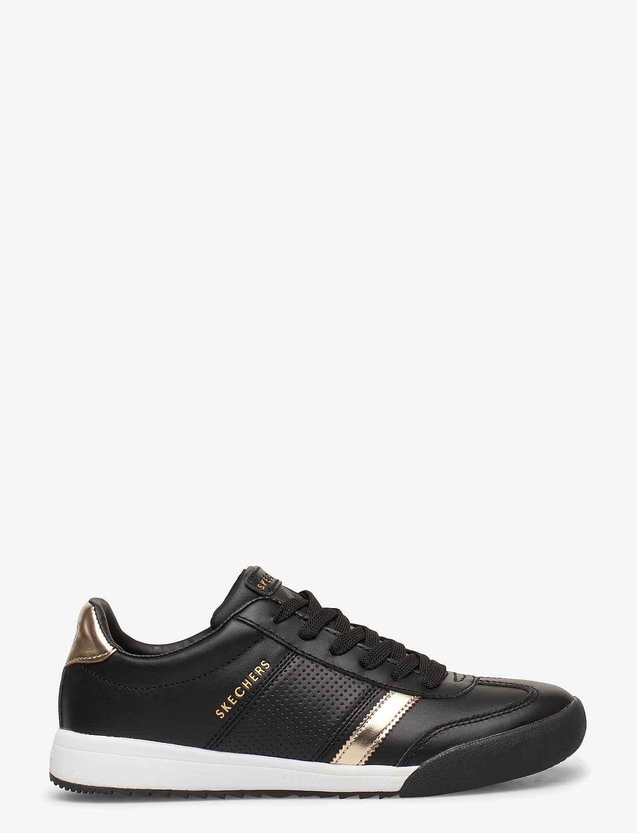 Skechers - Womens Zinger Flicker - bkgd black gold - 1