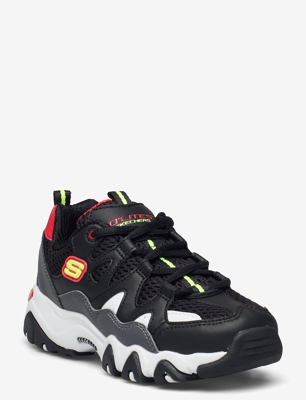 Skechers - Boys D'Lites 2 - bgrd black grey red - 0
