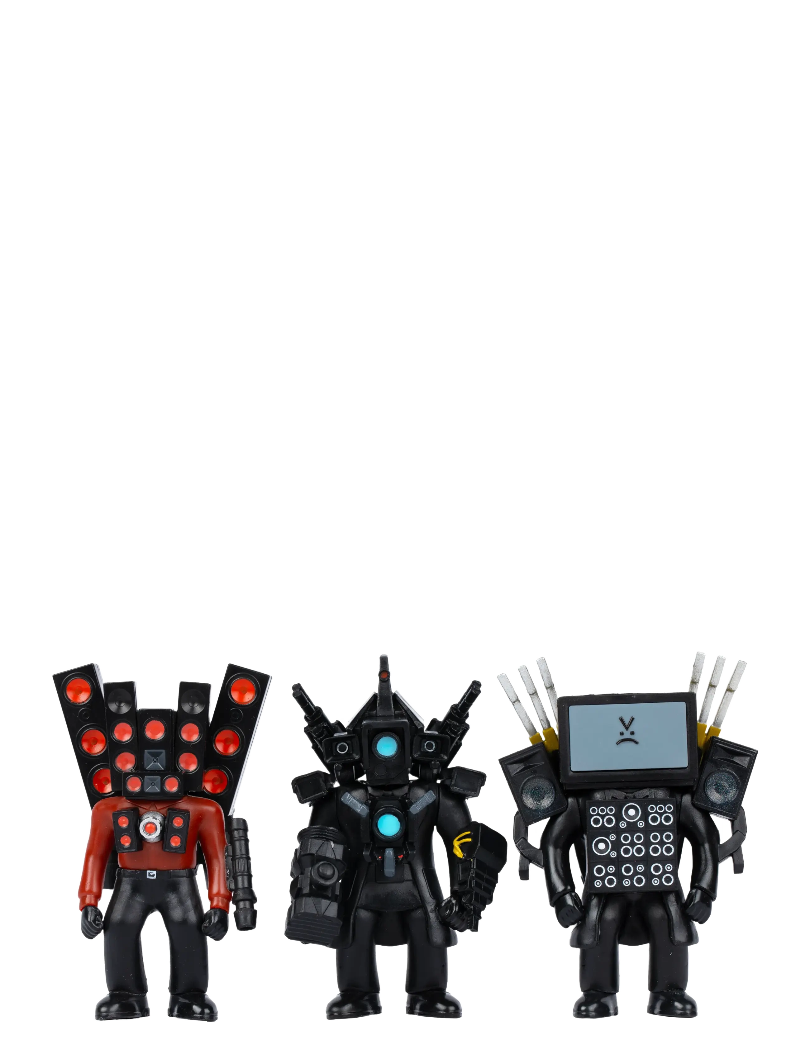 Skibdi Toilet - SKIBIDI TOILET TITAN 3 PACK - action-figurer - multi colour - 1